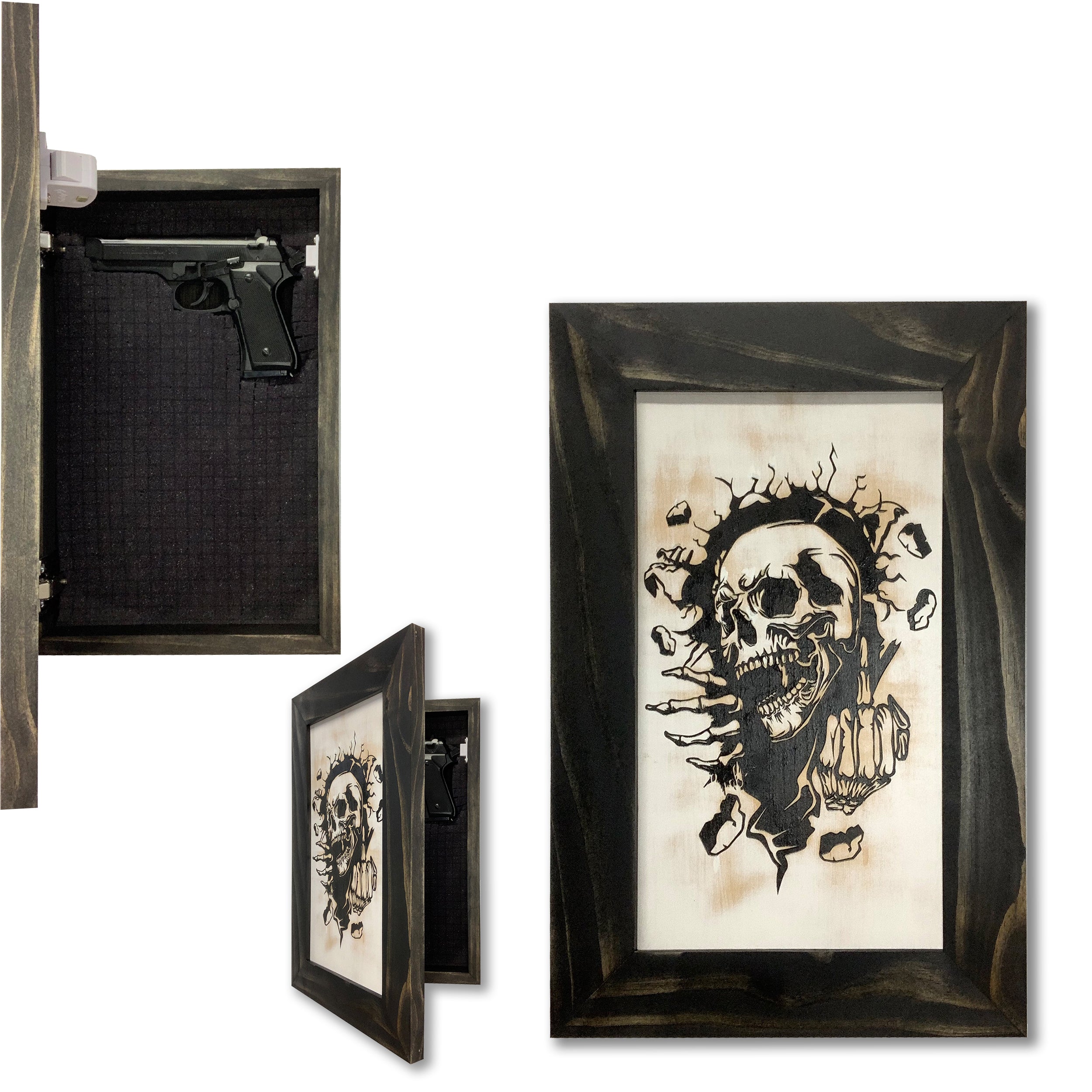 Hidden Gun Cabinet Safe by Bellewood Designs - main product image for Resin Society