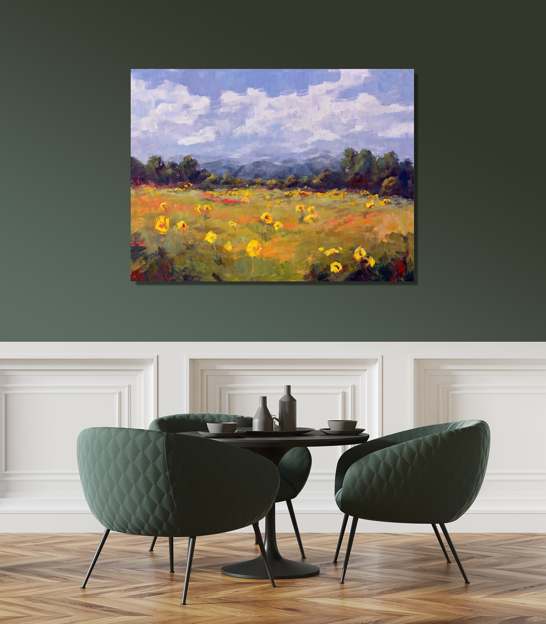 Highlands Artist Enhanced Canvas Print by John Beard Collection - product image 2 for Resin Society