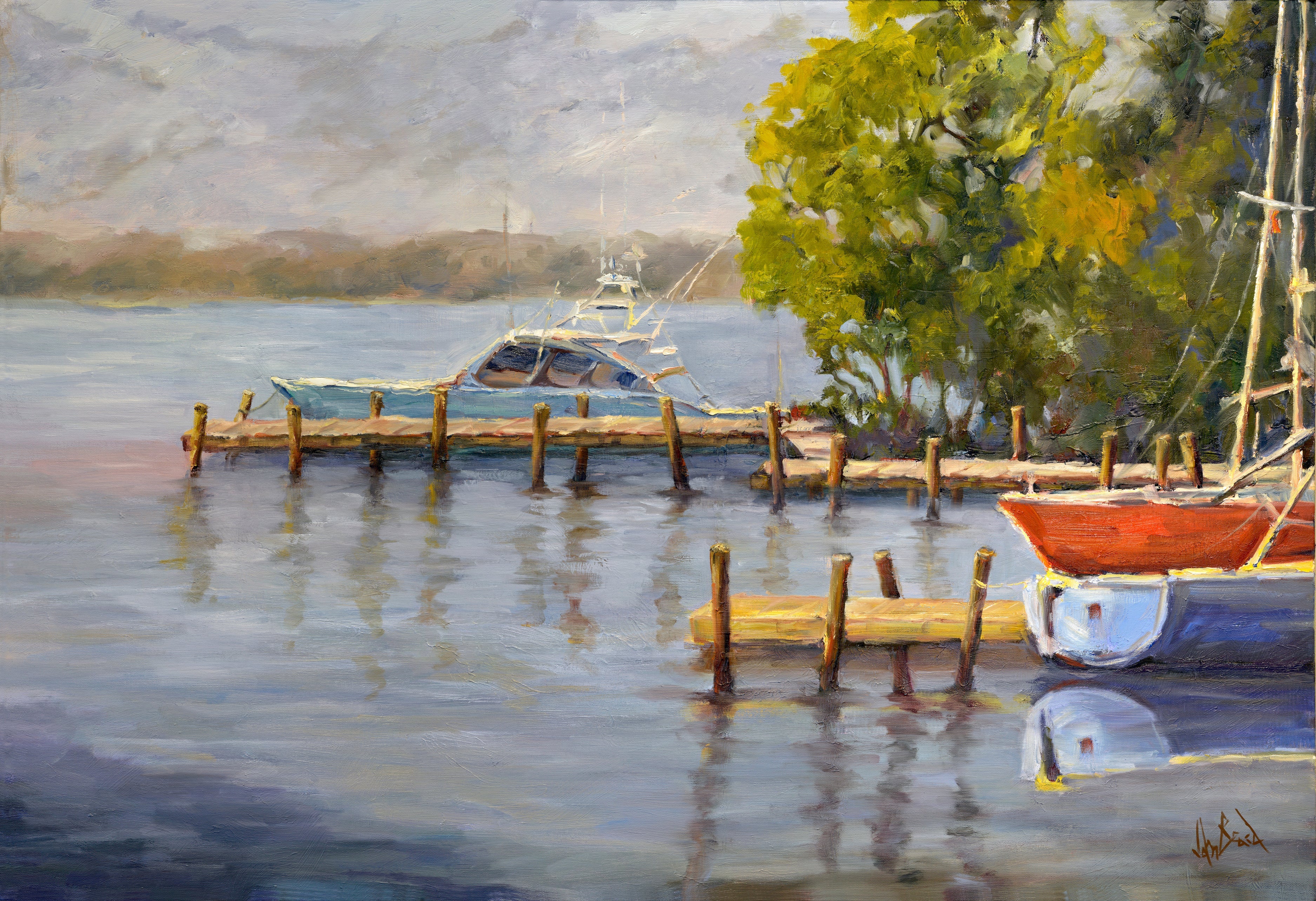 Hilton Head Harbor by John Beard Collection - main product image for Resin Society