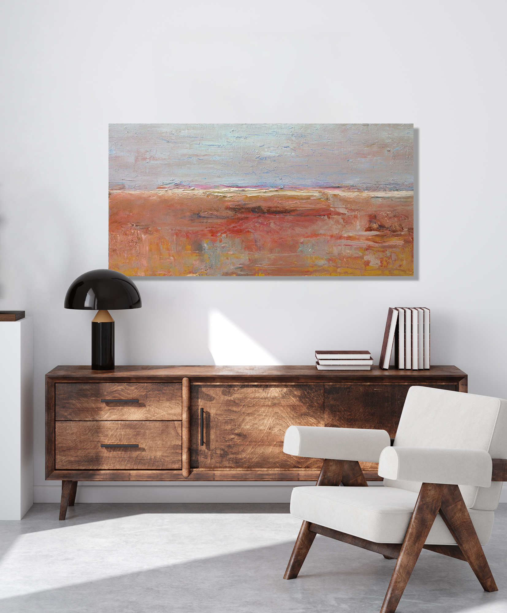 Hot Plains Artist Enhanced Canvas Print by John Beard Collection - product image 2 for Resin Society