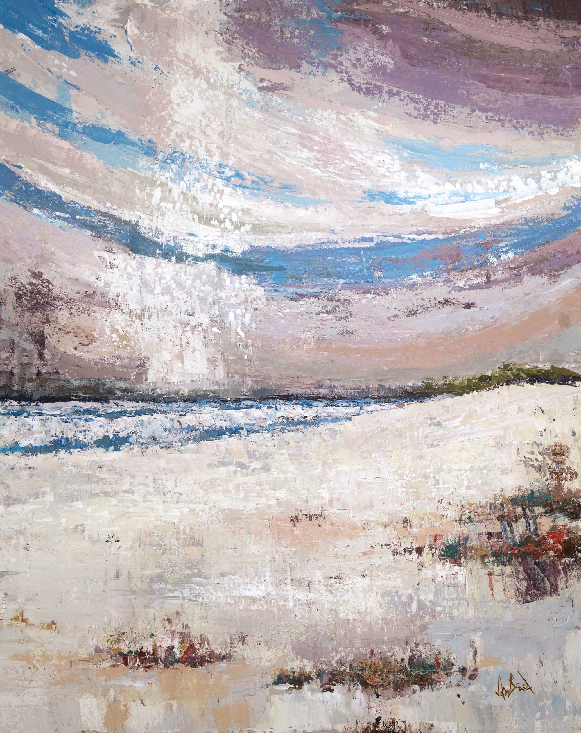 Humid Sky Artist Enhanced Canvas Print by John Beard Collection - main product image for Resin Society