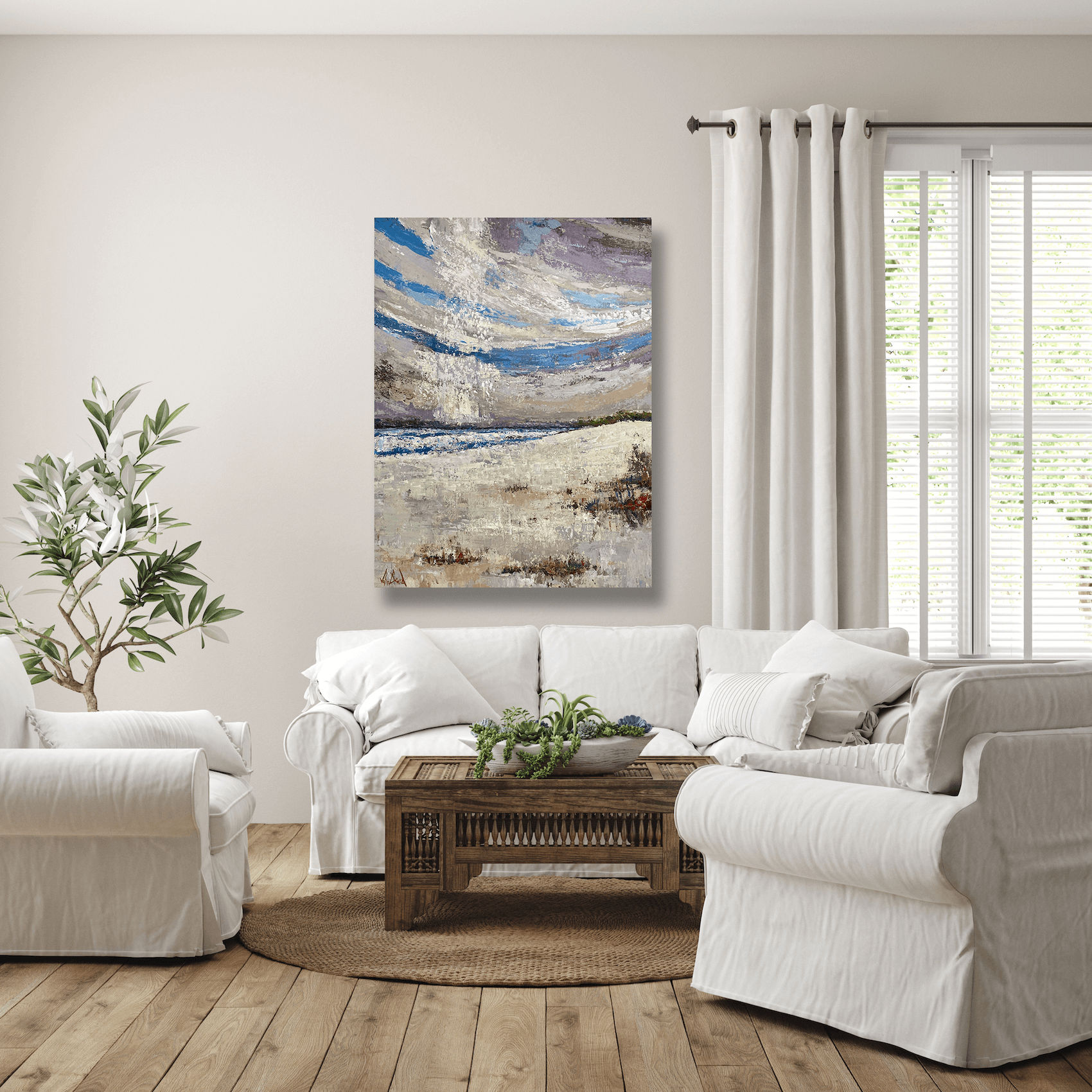 Humid Sky Artist Enhanced Canvas Print by John Beard Collection - product image 4 for Resin Society