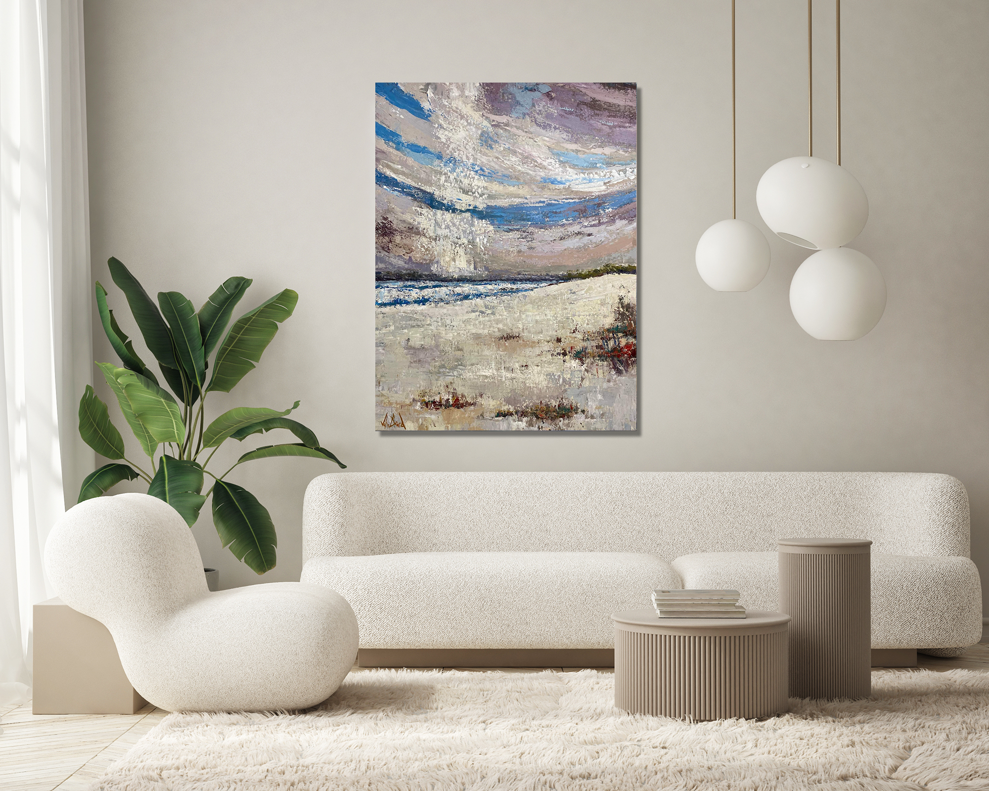 Humid Sky Artist Enhanced Canvas Print by John Beard Collection - product image 2 for Resin Society