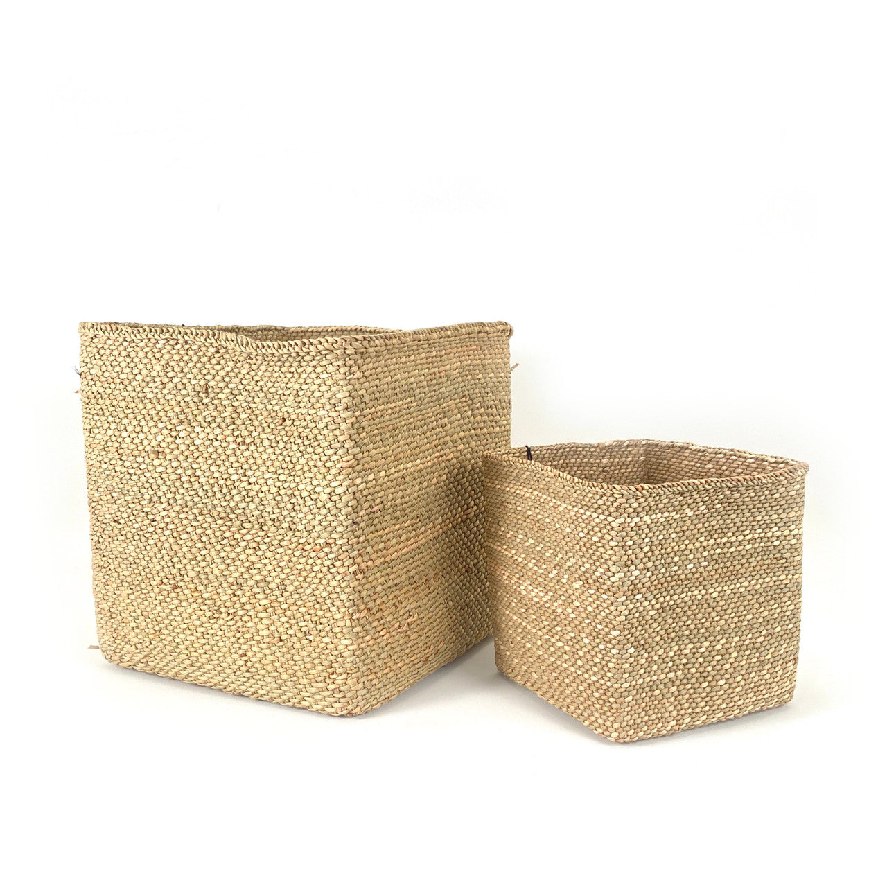 Square Natural Iringa Basket by Mbare Ltd - main product image for Resin Society