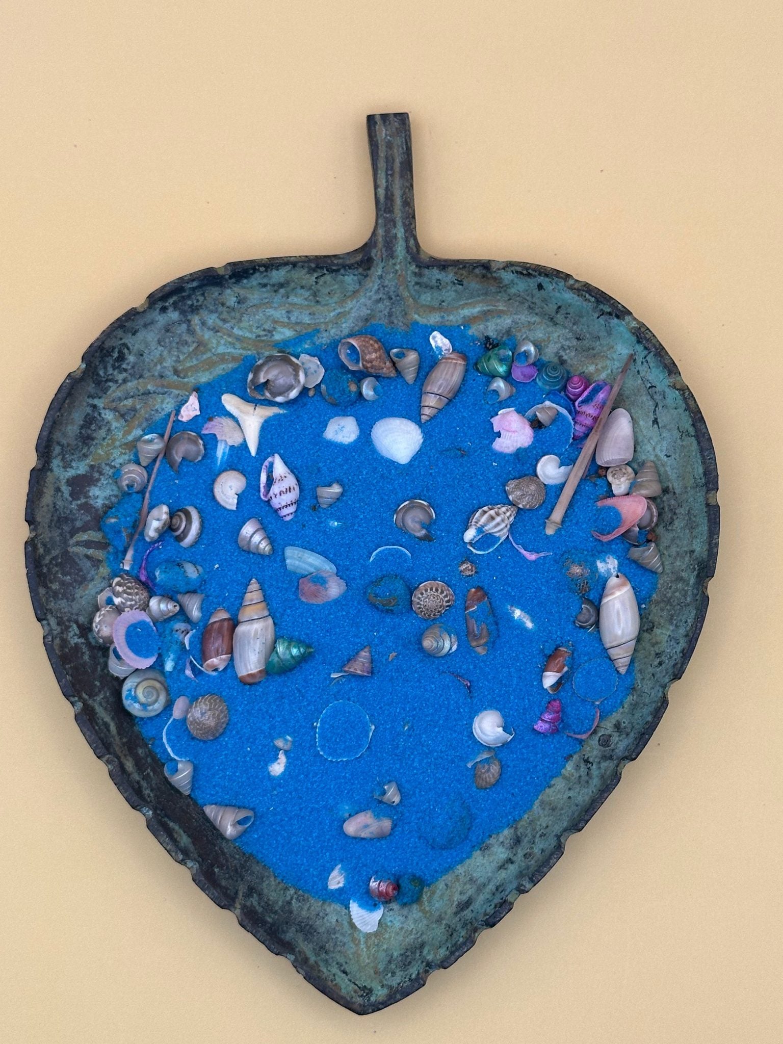 5 oz bag of Sand & Shell Mixture with colorful sand and coastal shells
