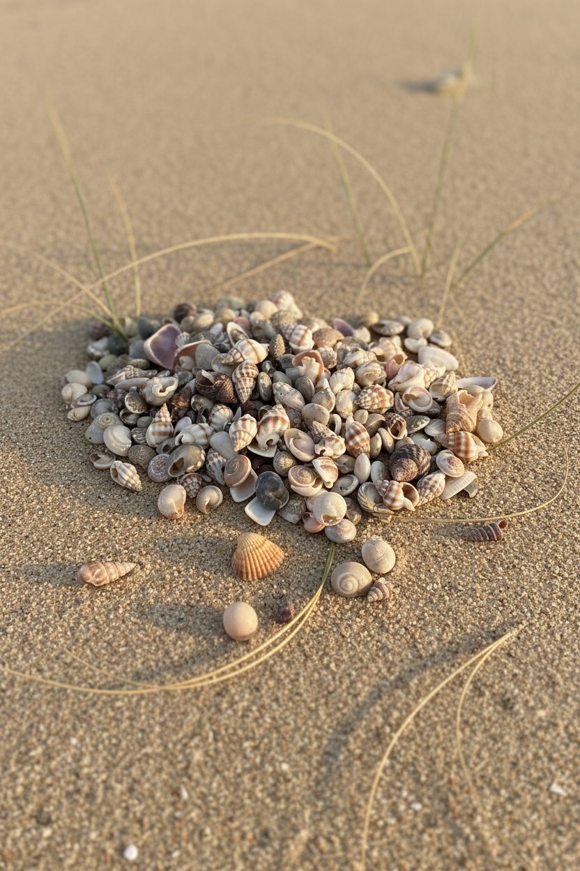 Bulk mix of tiny natural shells for crafting and resin art