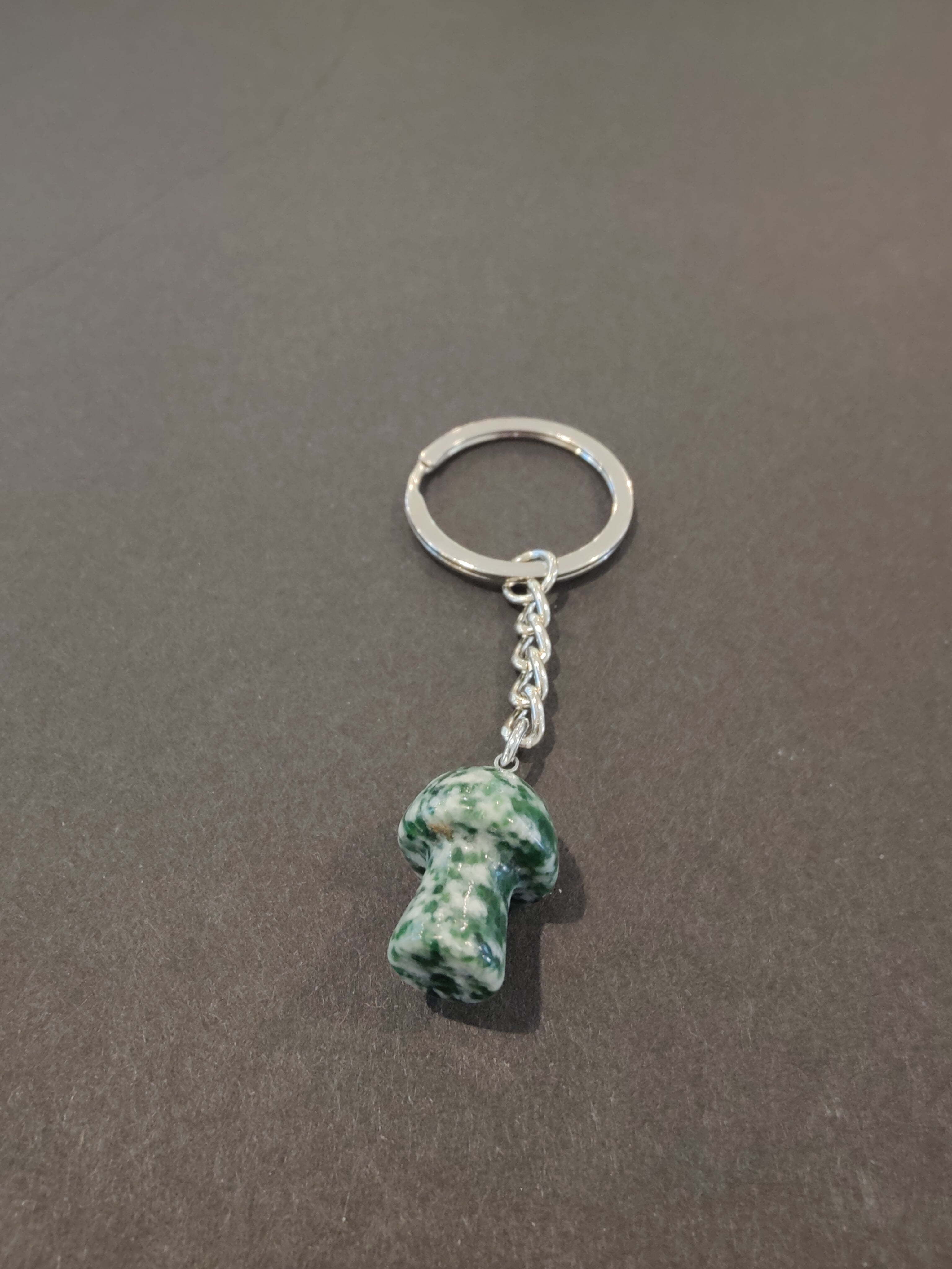 Stone Mushroom Keychain by Rare Earth Gallery - product image 2 for Resin Society