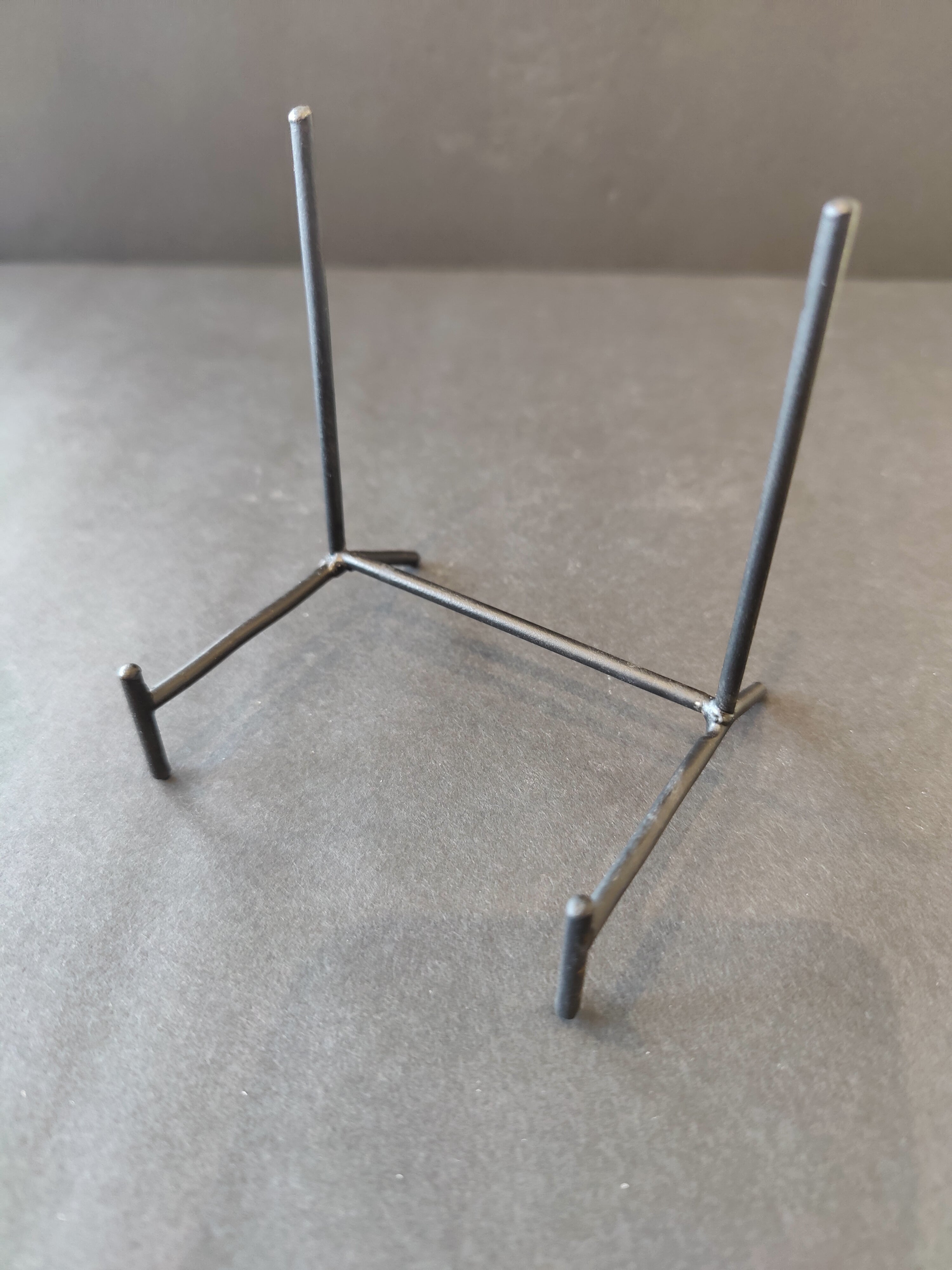 Wrought Iron Black Display Stand 3.25"x2.25"x4" by Rare Earth Gallery - main product image for Resin Society
