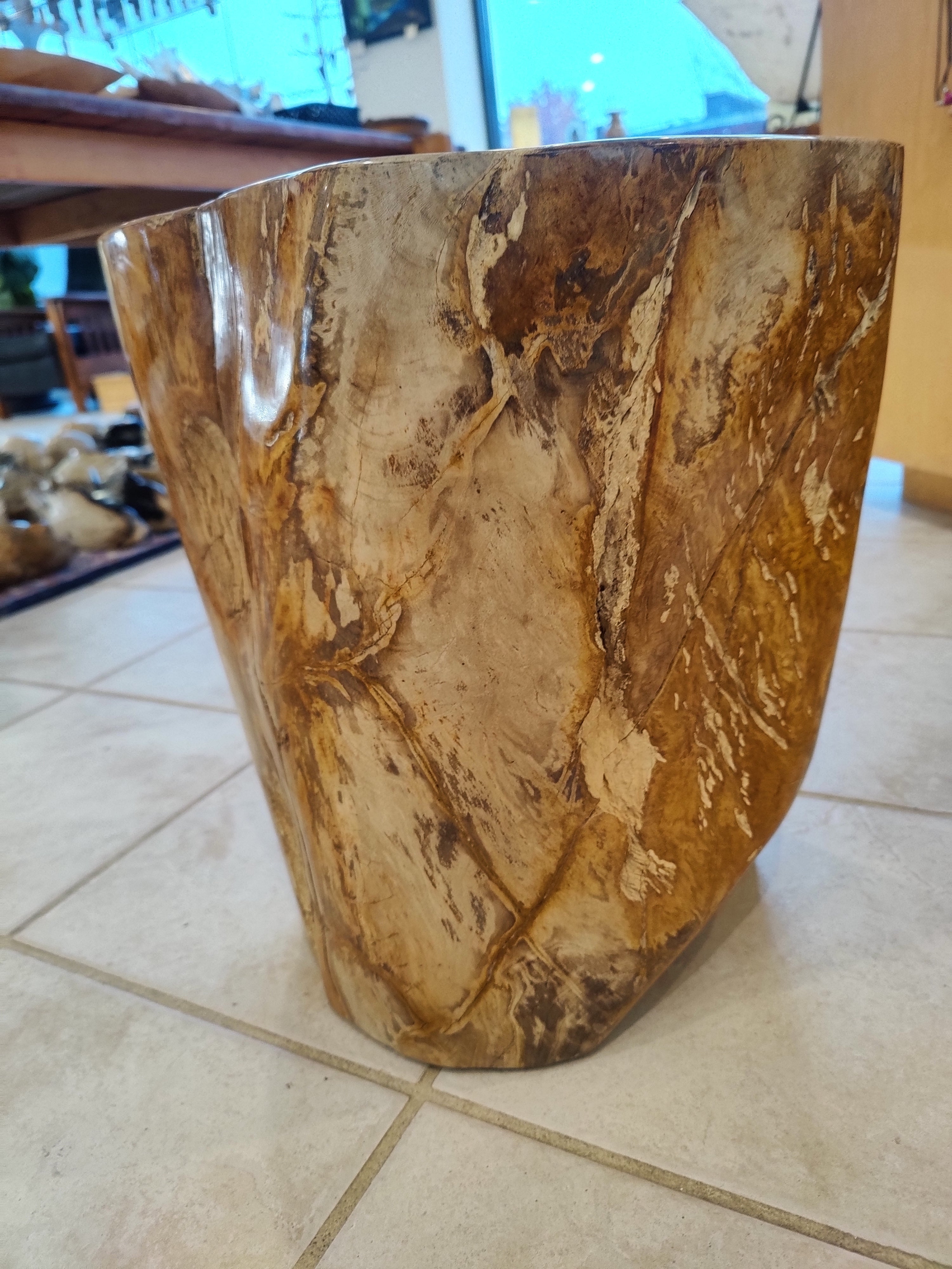 Petrified Wood Pedestal by Rare Earth Gallery - product image 8 for Resin Society