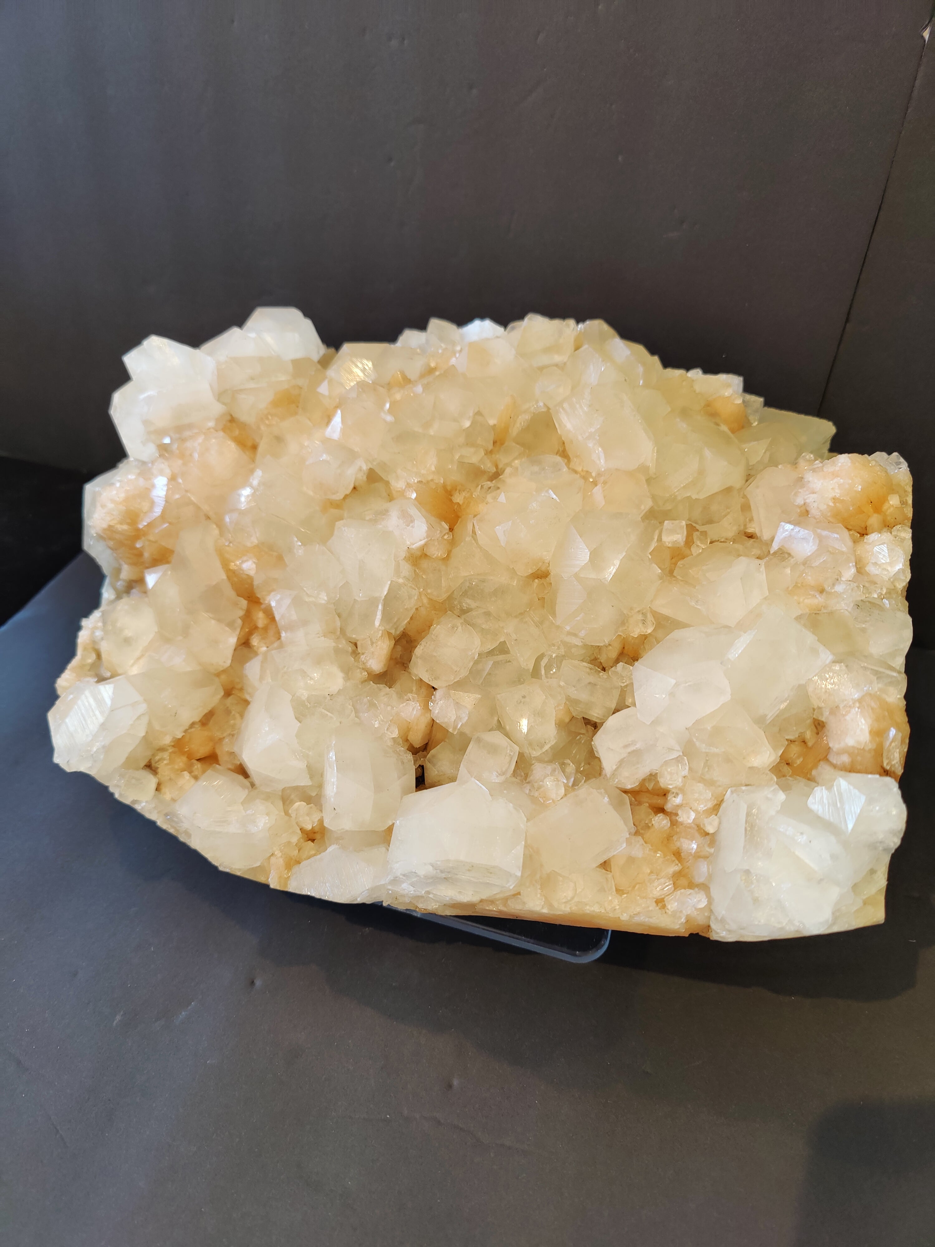 Clear Apophyllite with Peach Stilbite Cabinet Specimen 10kg by Rare Earth Gallery - product image 3 for Resin Society