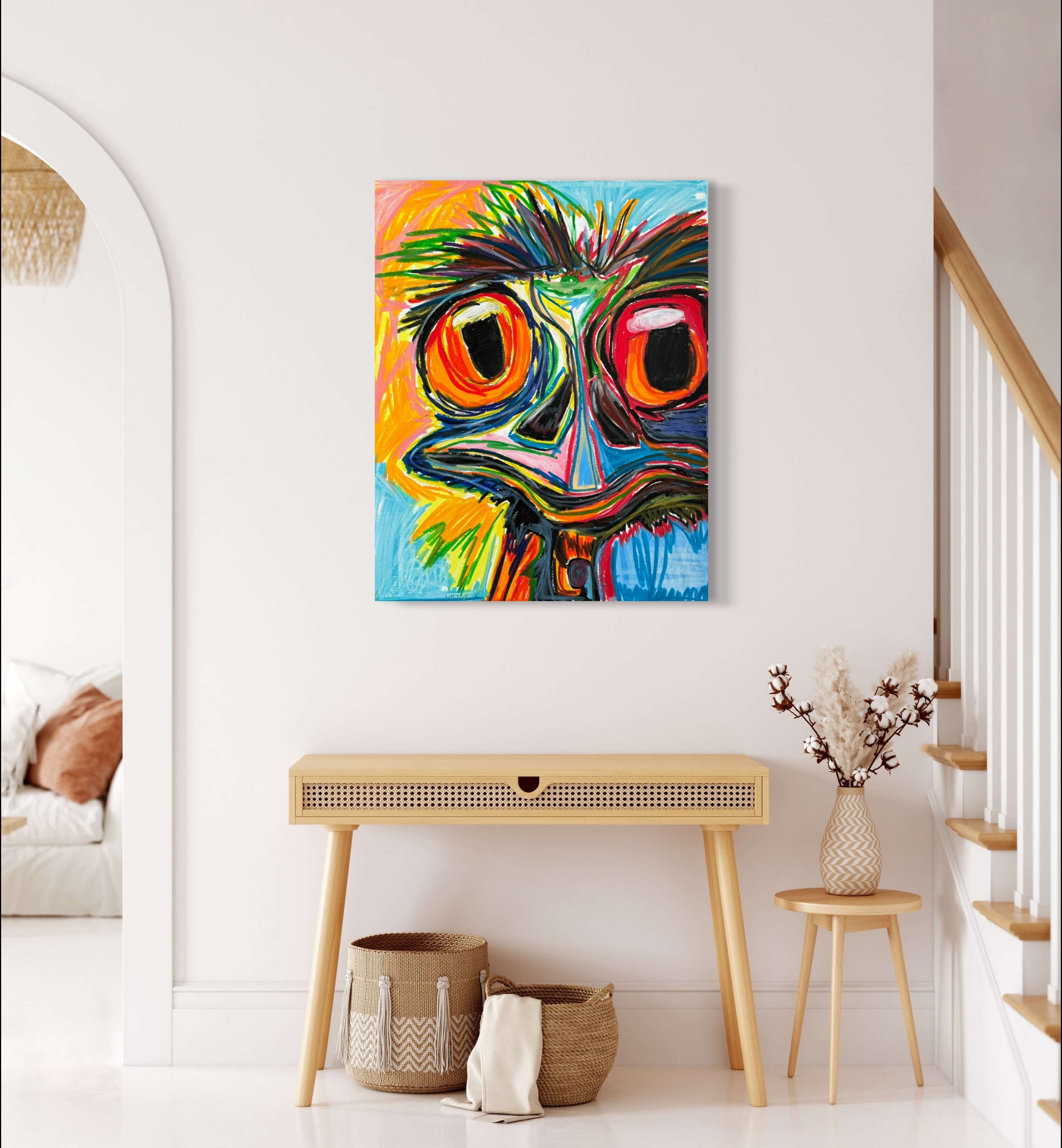 The Ostrich - Art Prints detail image - Resin Society