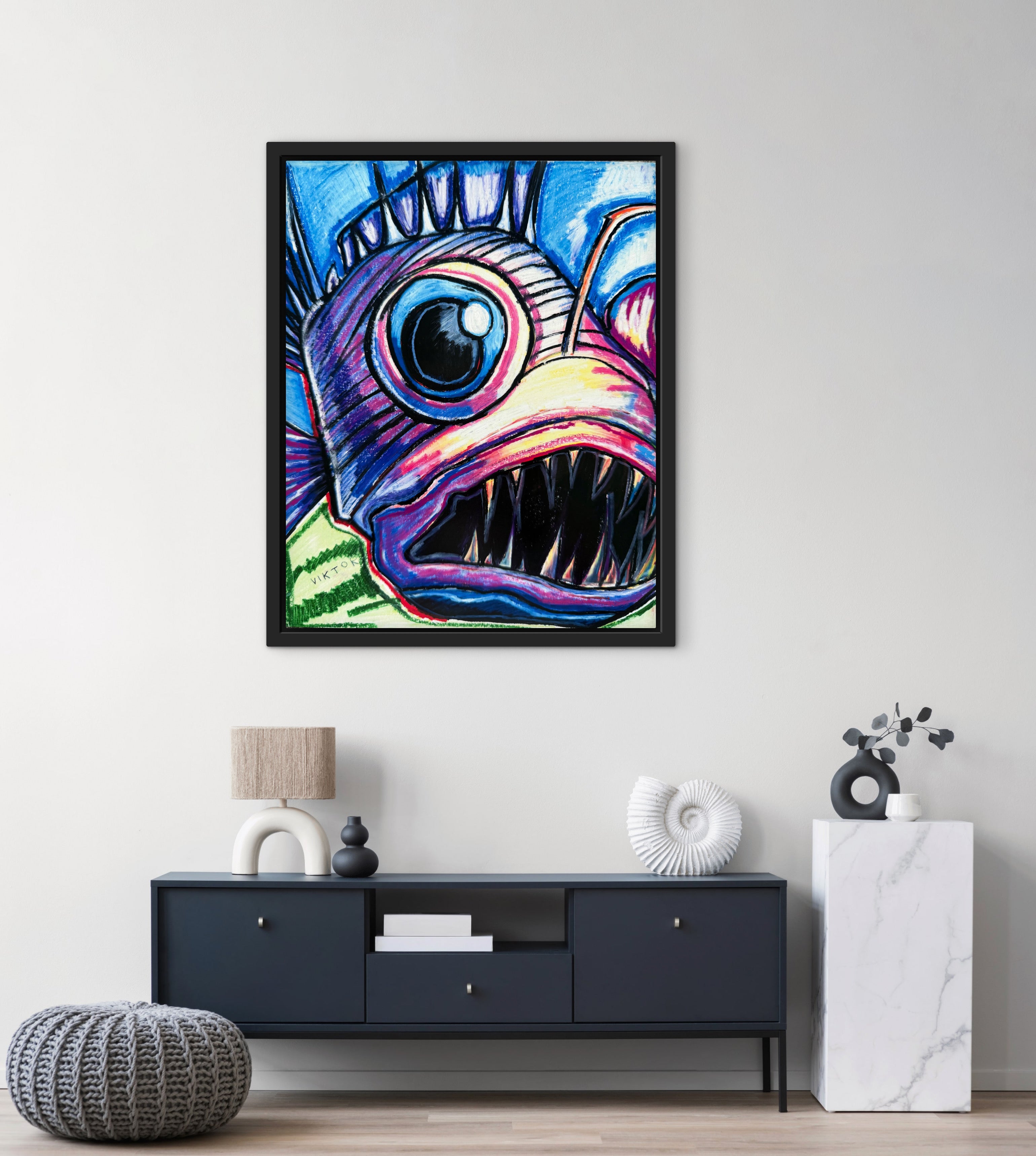 Angler Fish - Art Prints detail image - Resin Society