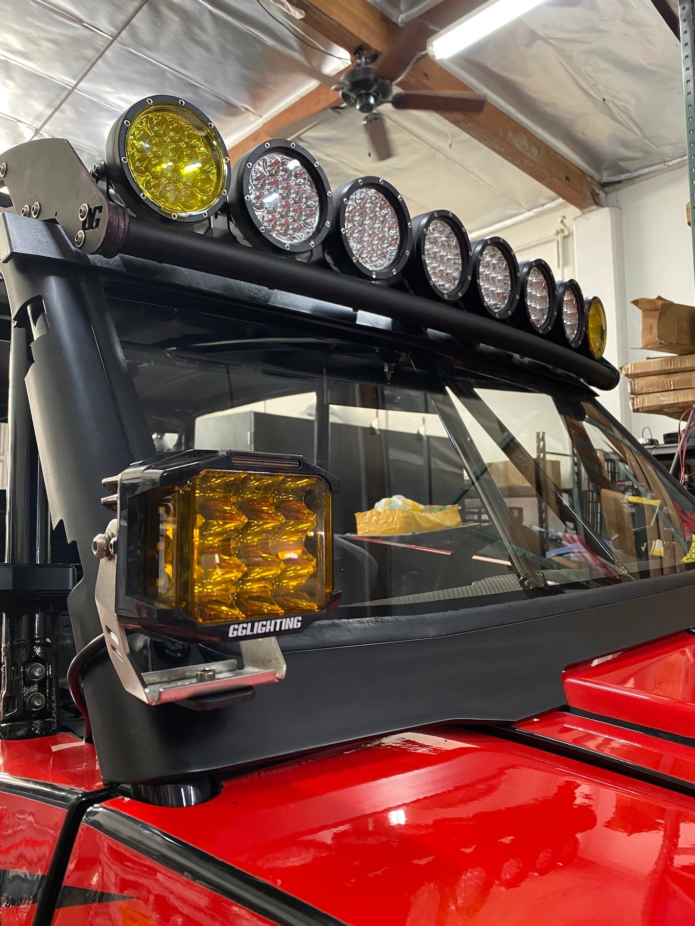 Speed UTV Pillar Pod Mounts For Windshield by GGLighting - product image 6 for Resin Society