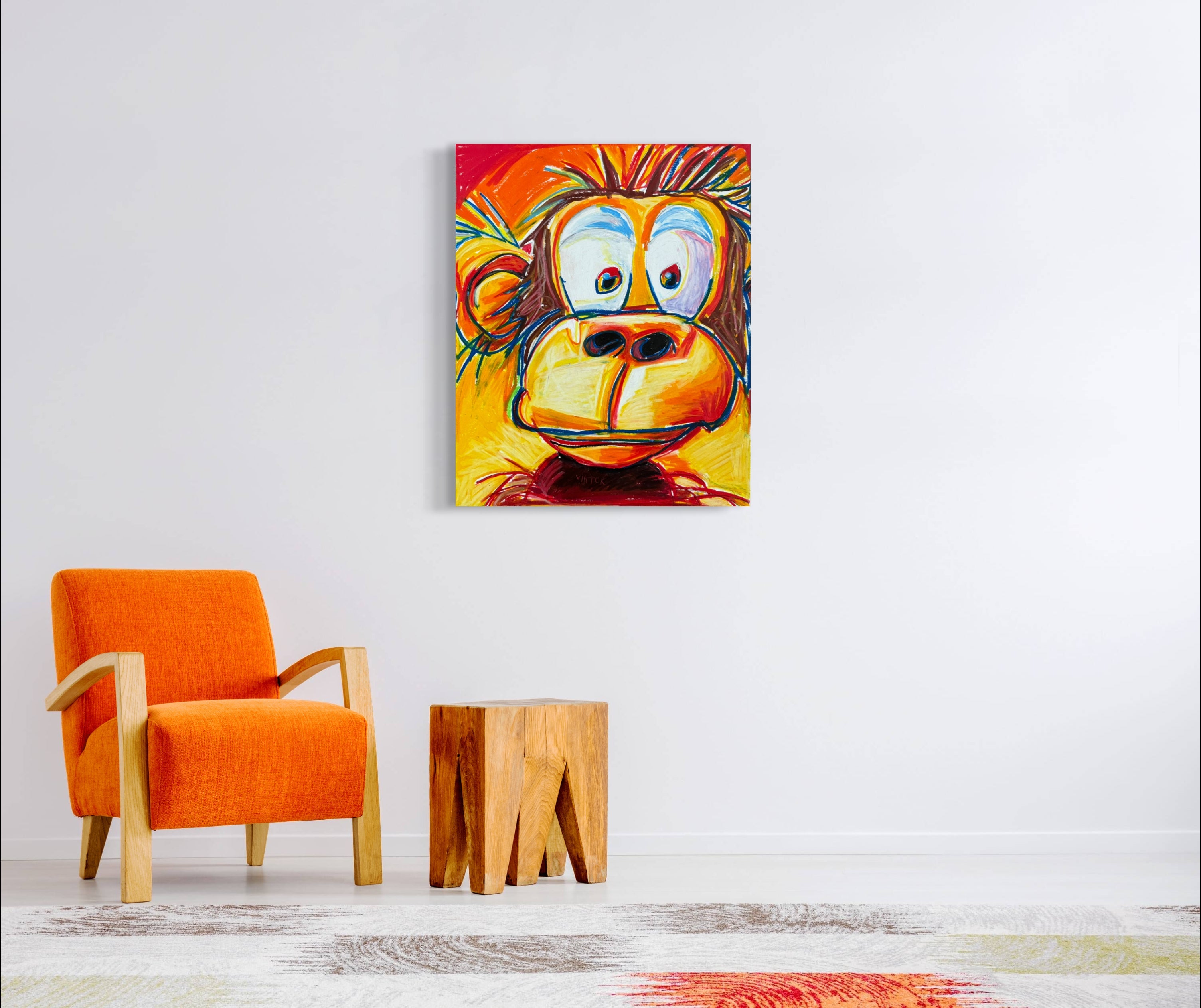 The Silly Monkey - Art Prints detail image - Resin Society