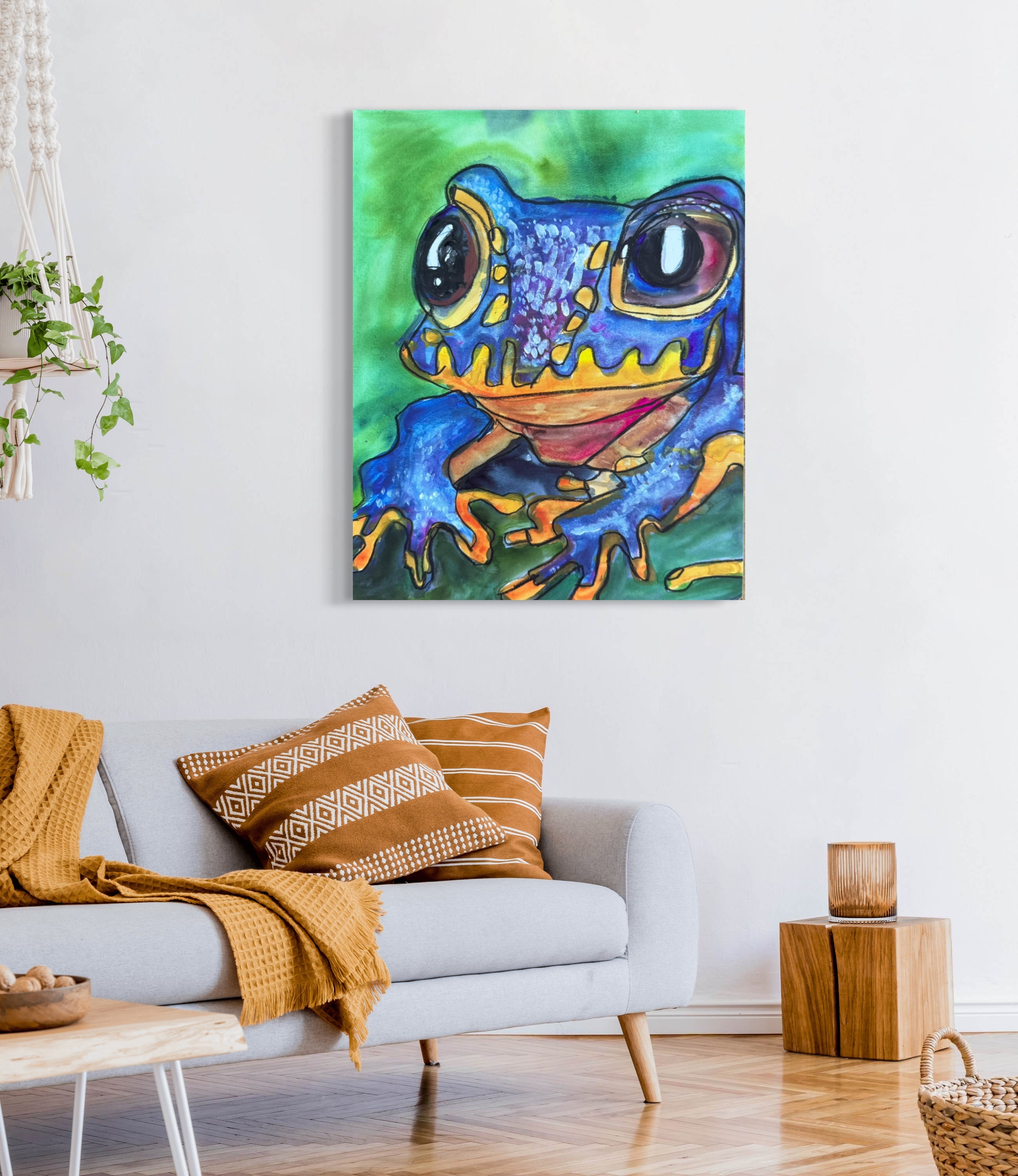 Watercolor Frog I - Art Prints detail image - Resin Society