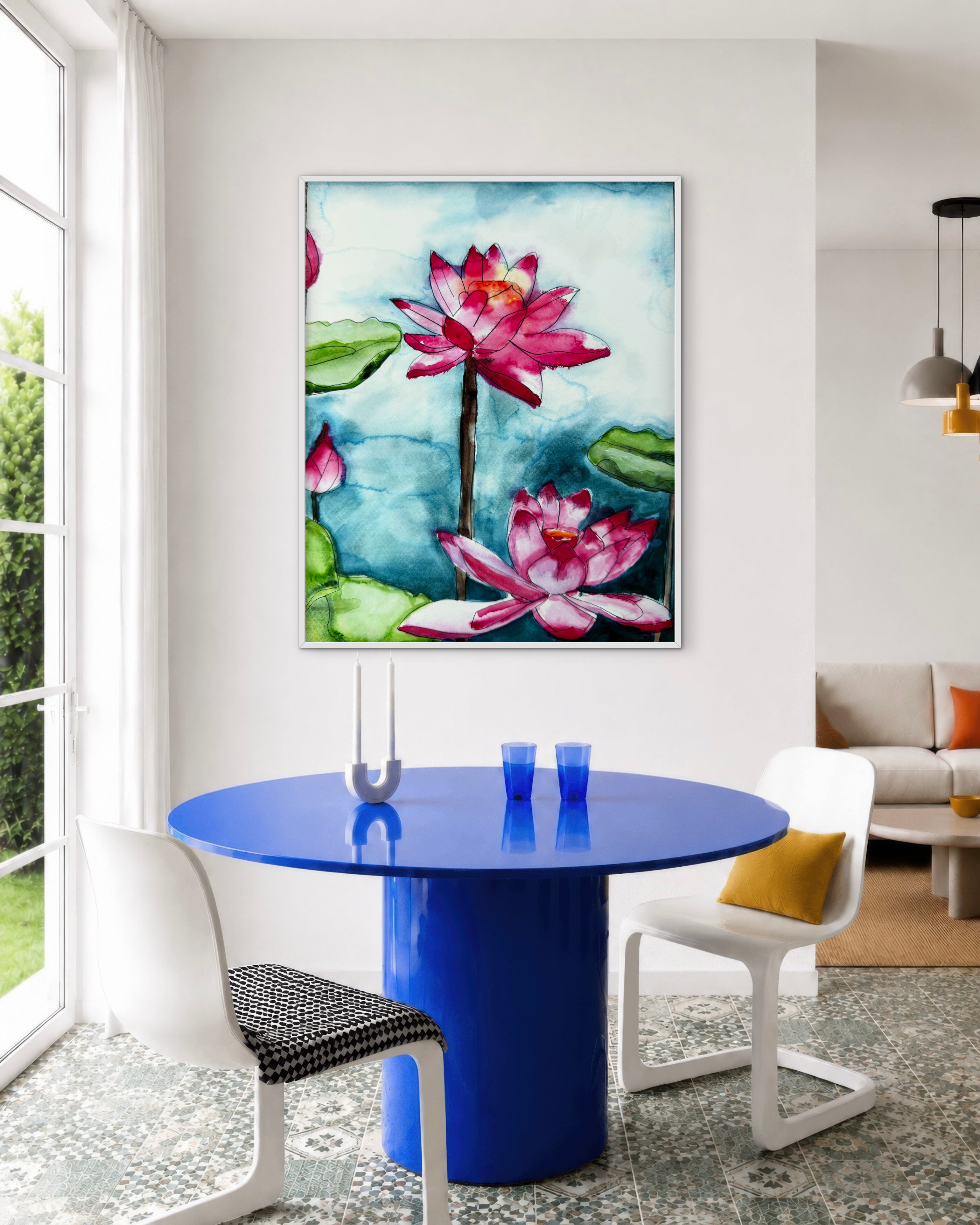 Lotus Bloom - Art Prints detail image - Resin Society