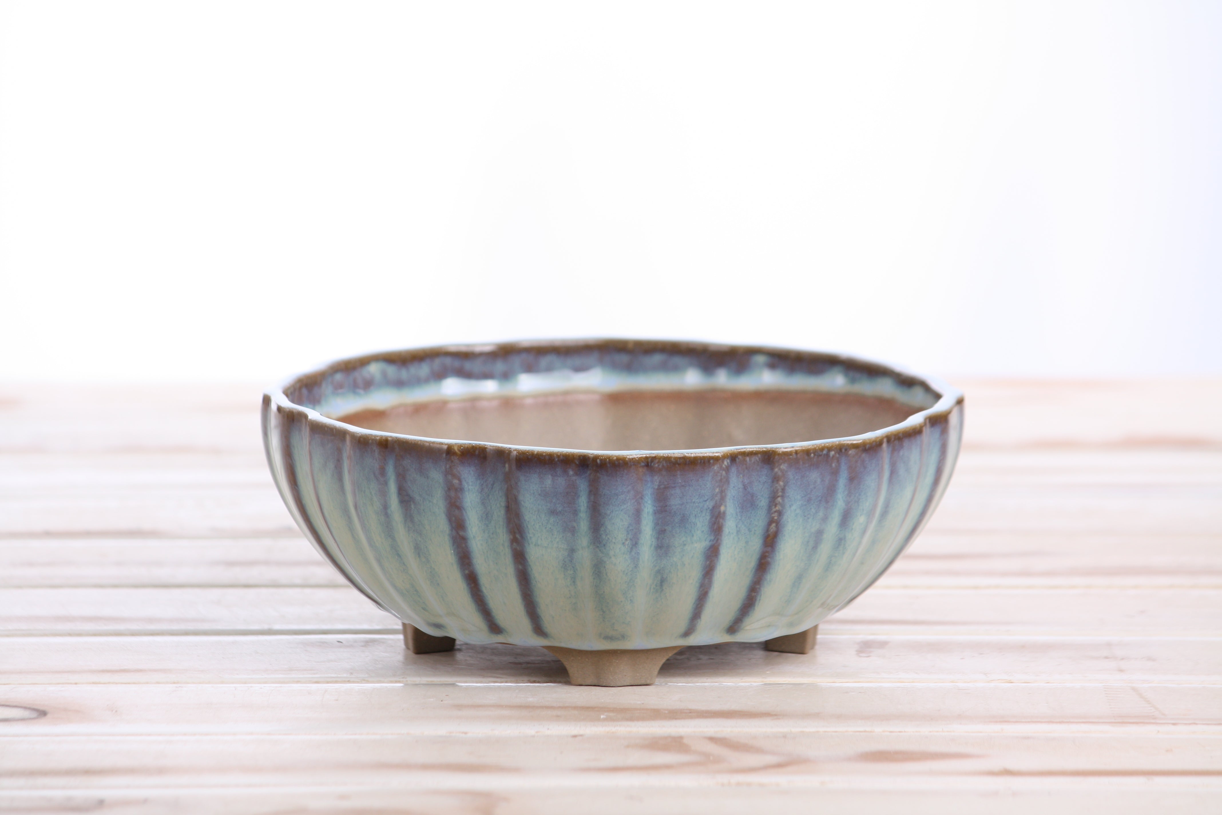 Willow Bonsai Ceramics Lily Bonsai Pot 7 Inch – Glacier