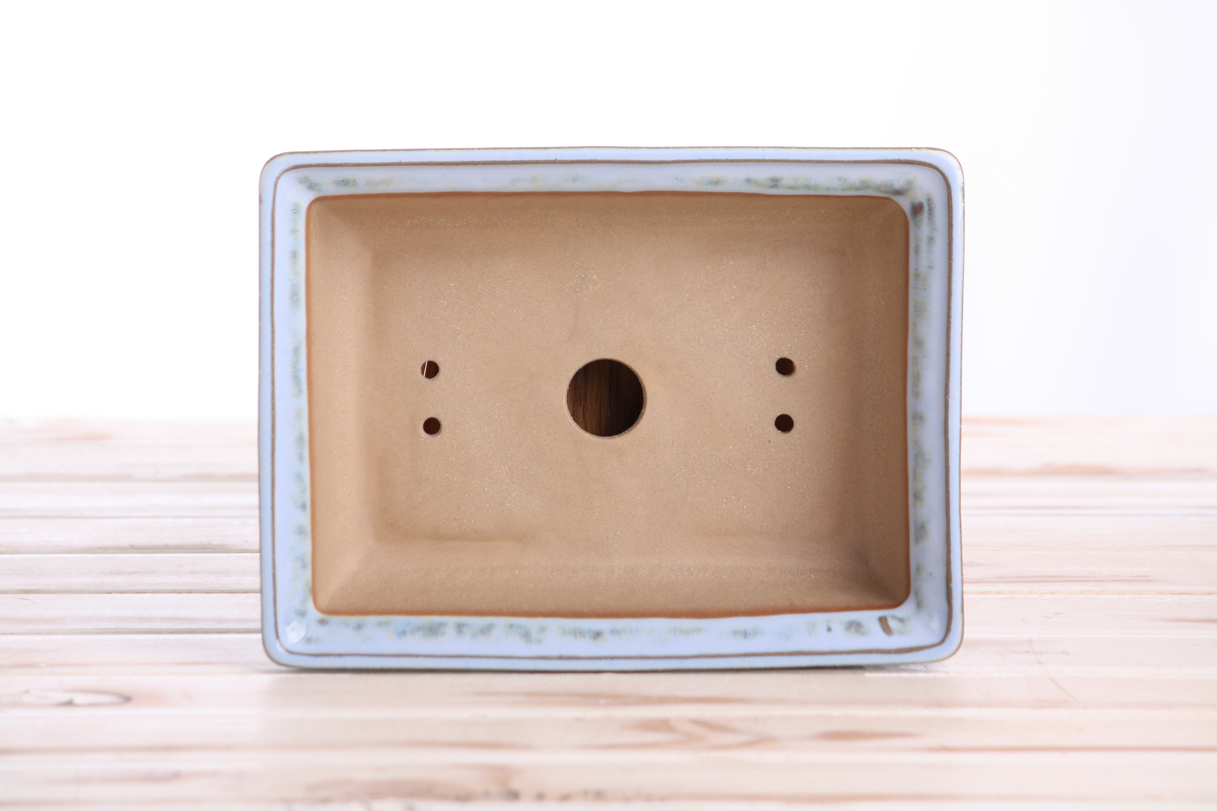 Willow Bonsai Ceramics Rectangle Bonsai Pot 8 Inch – Glacier
