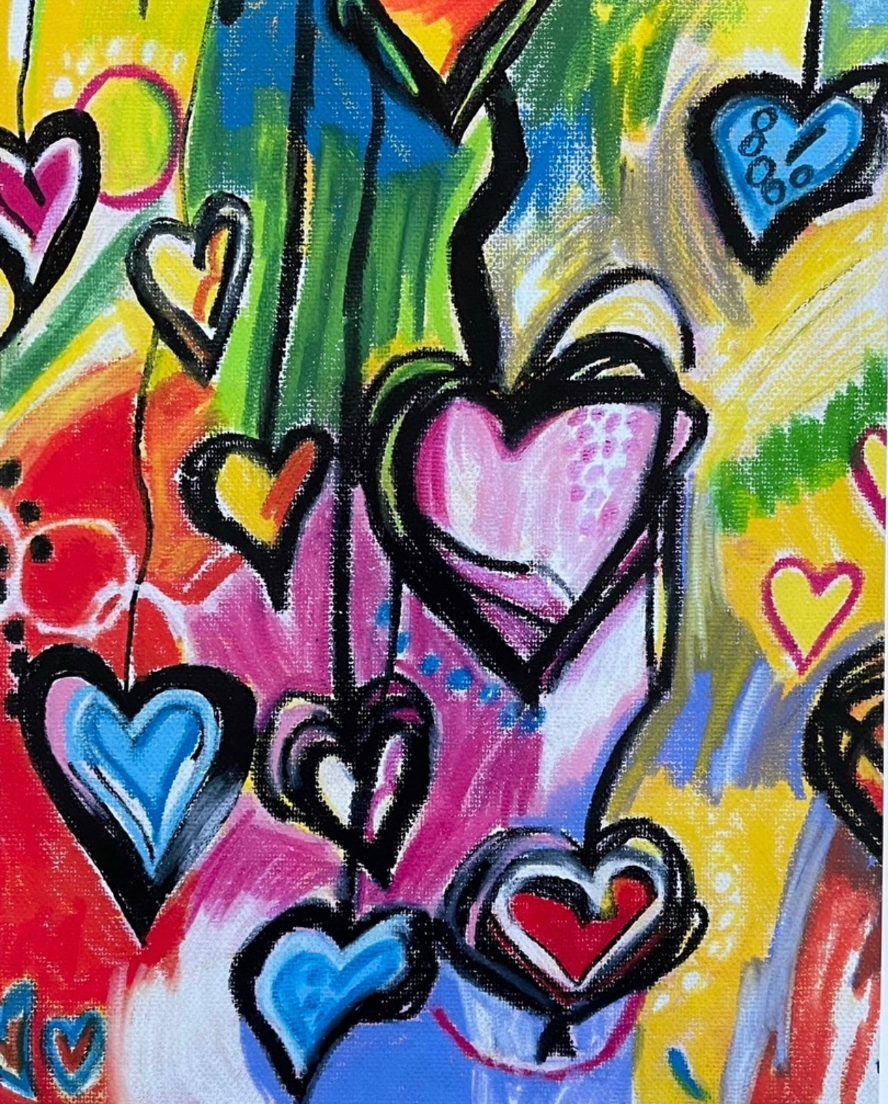 Hearts - Art Prints by Vichy's Art - Resin Society