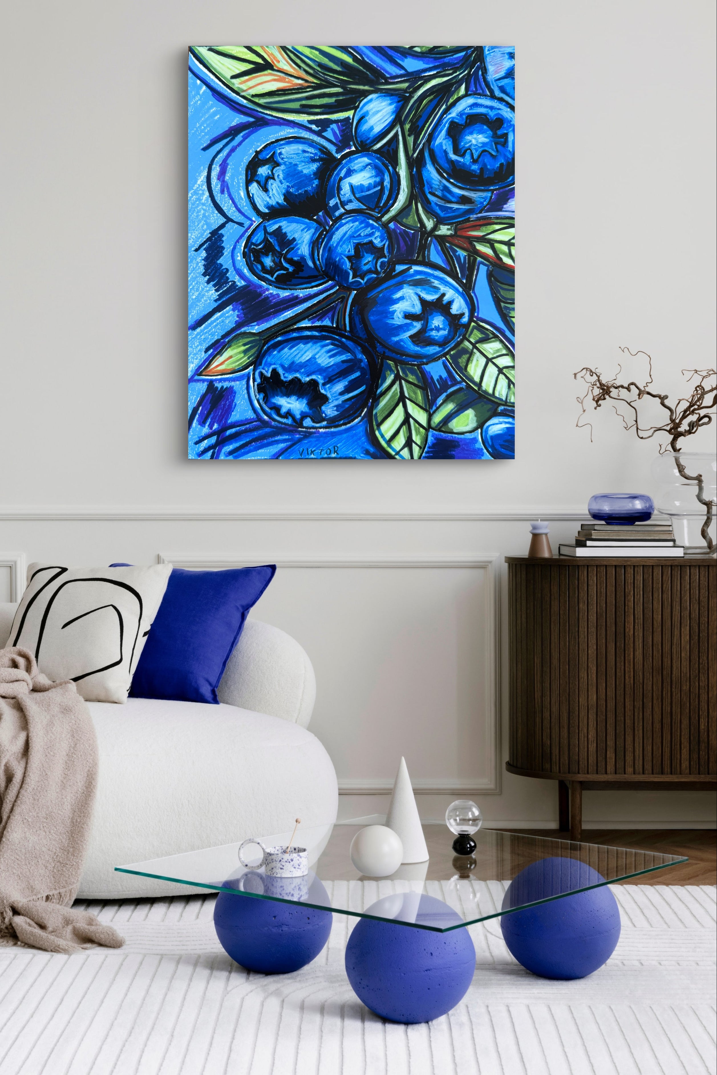 Beautifully Blue - Art Prints detail image - Resin Society