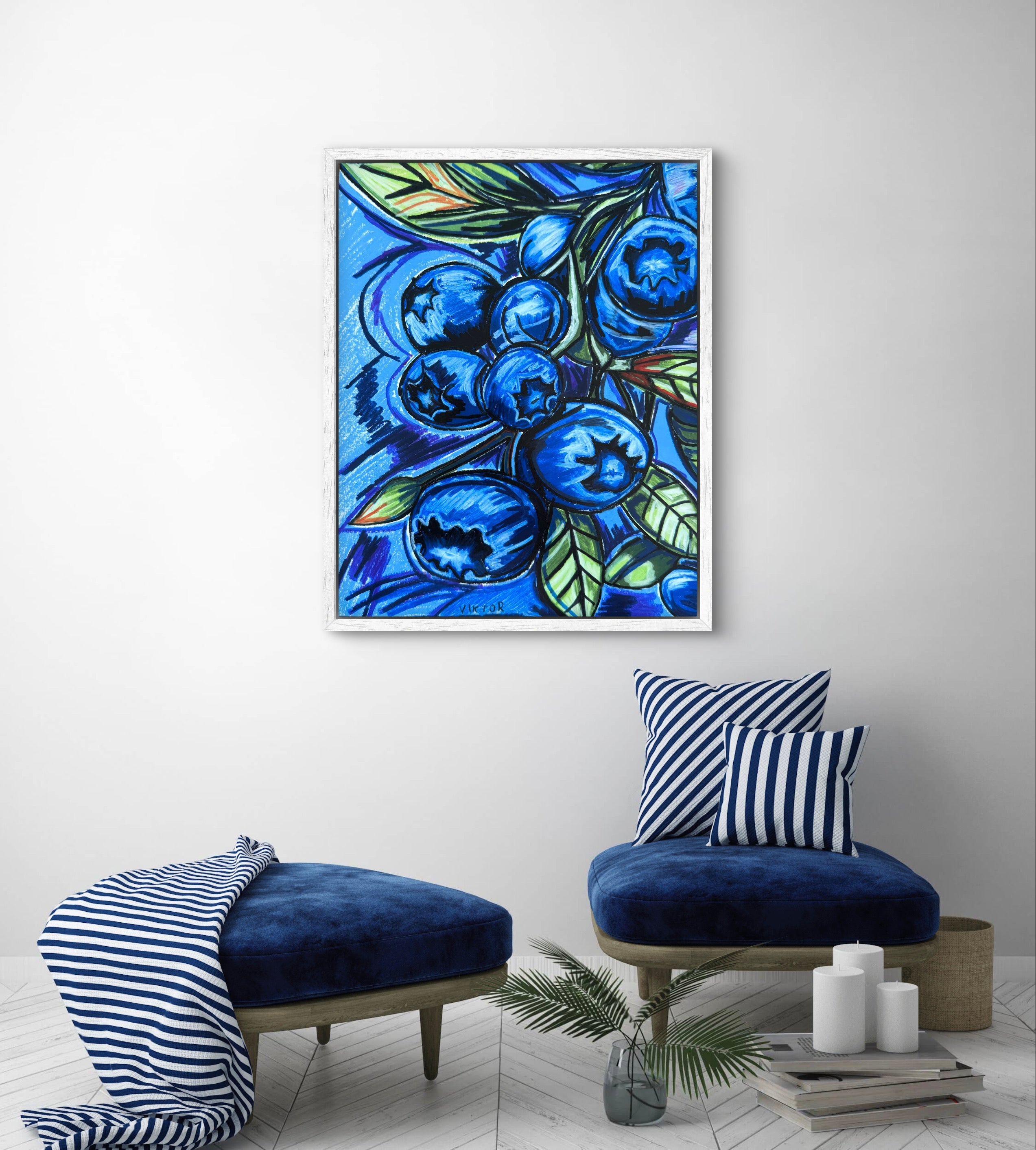 Beautifully Blue - Art Prints detail image - Resin Society