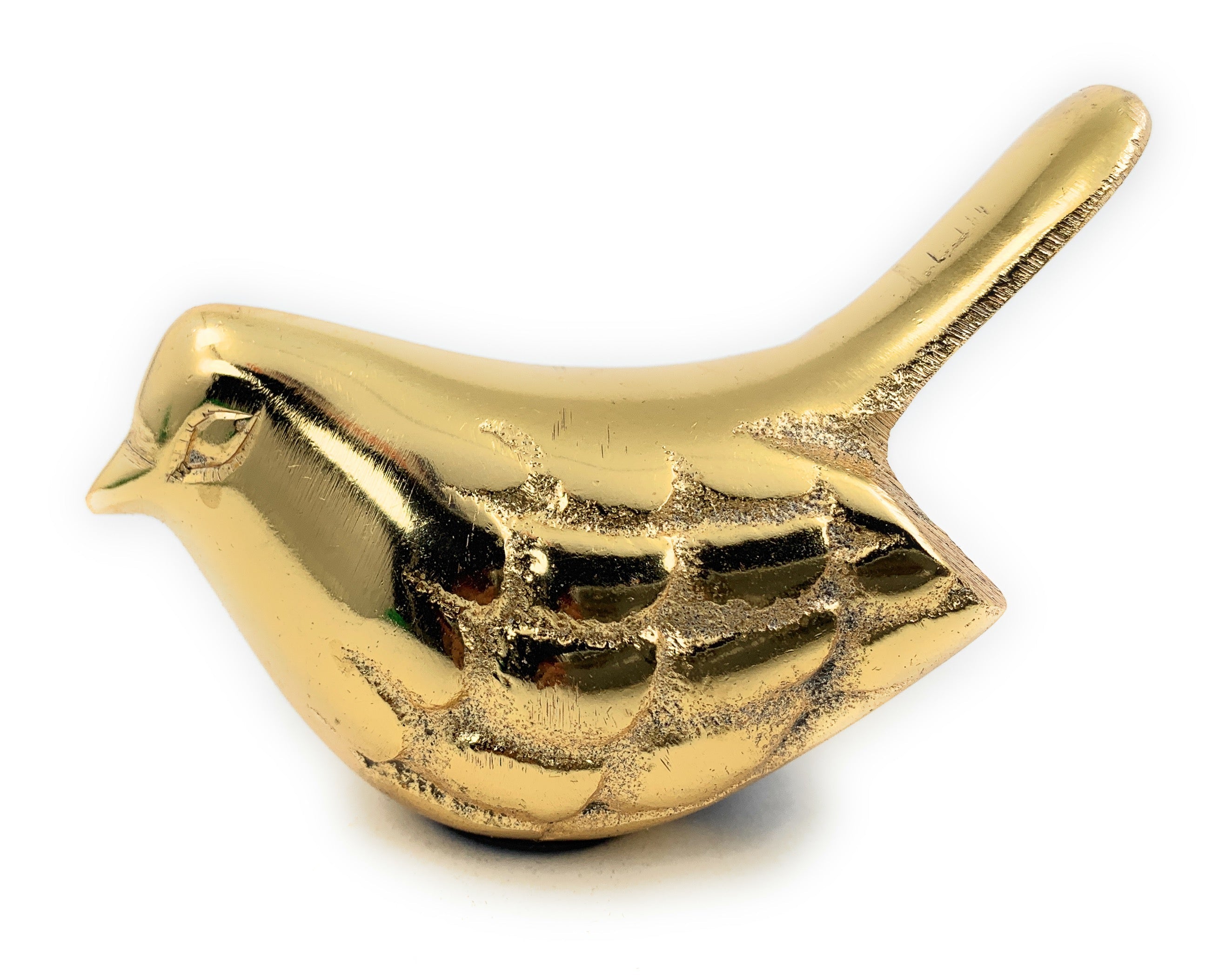 Vibhsa Bird Figurines Symbols of Health & Happiness (Golden Rustic)