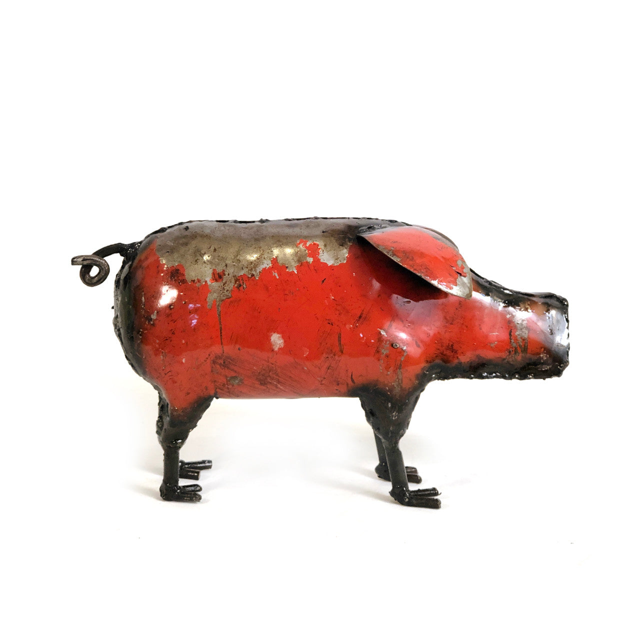 Cute Piggy - Colorful Recycled Metal by Mbare Ltd - product image 4 for Resin Society