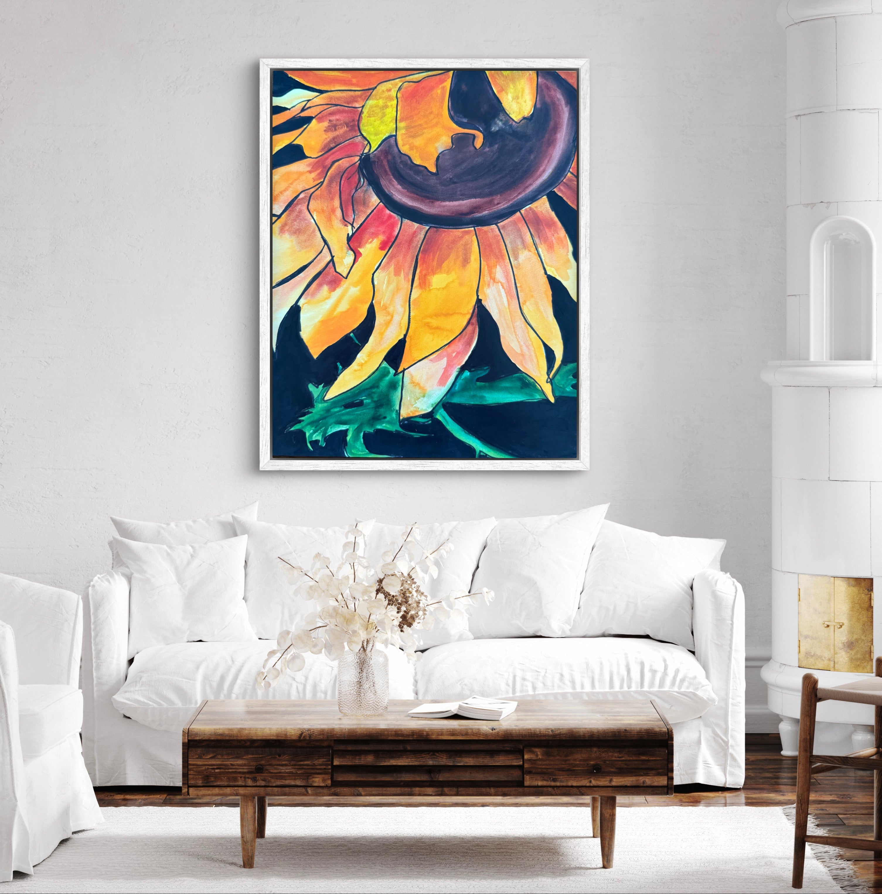 Just A Sunflower - Art Prints detail image - Resin Society