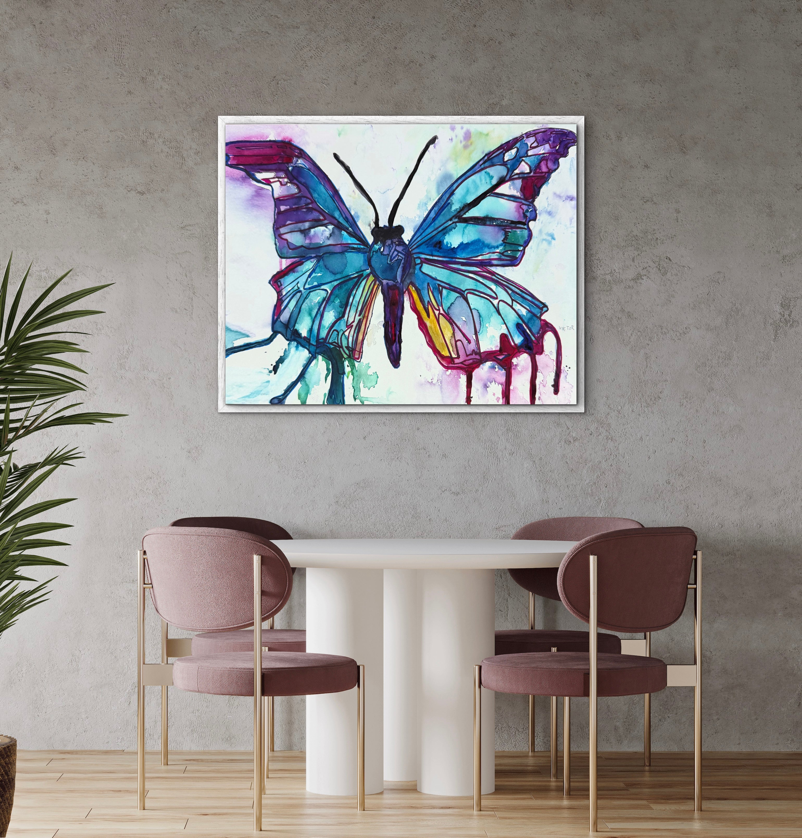 Purple Wings - Art Prints detail image - Resin Society