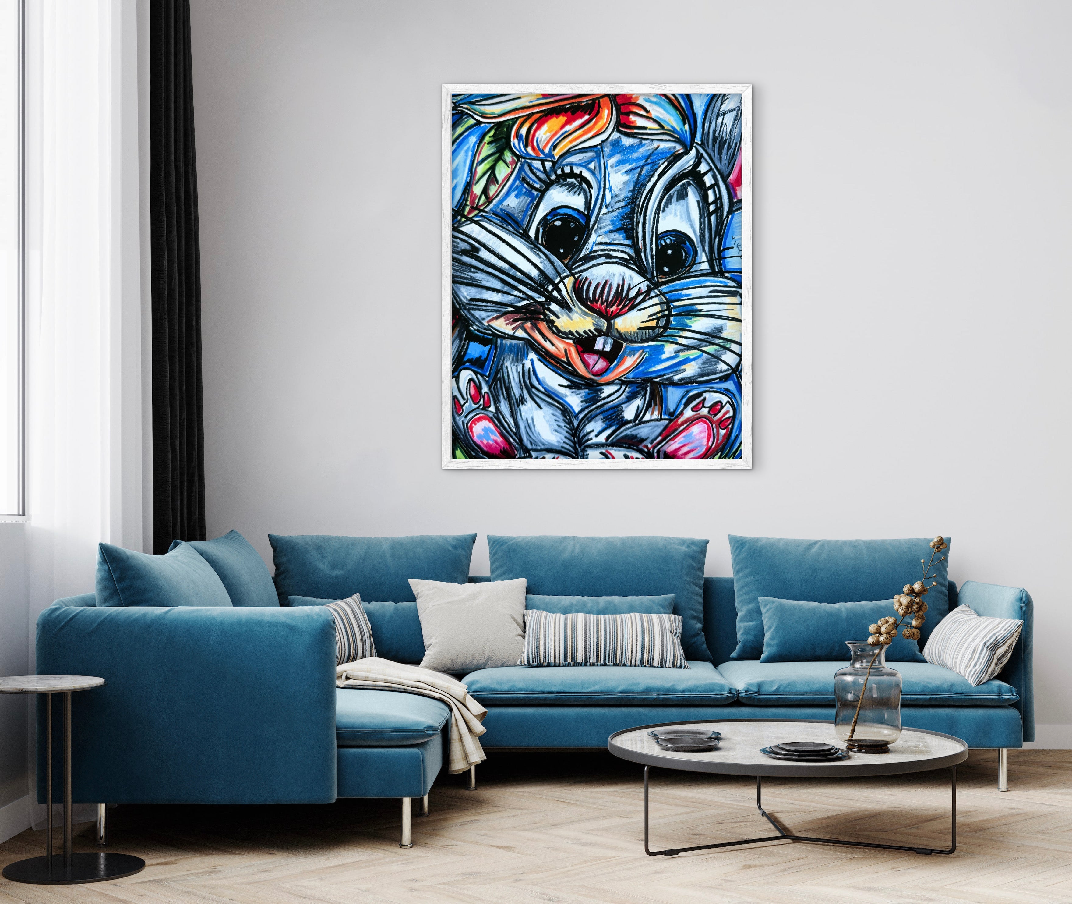 Cute Rabbit - Art Prints detail image - Resin Society