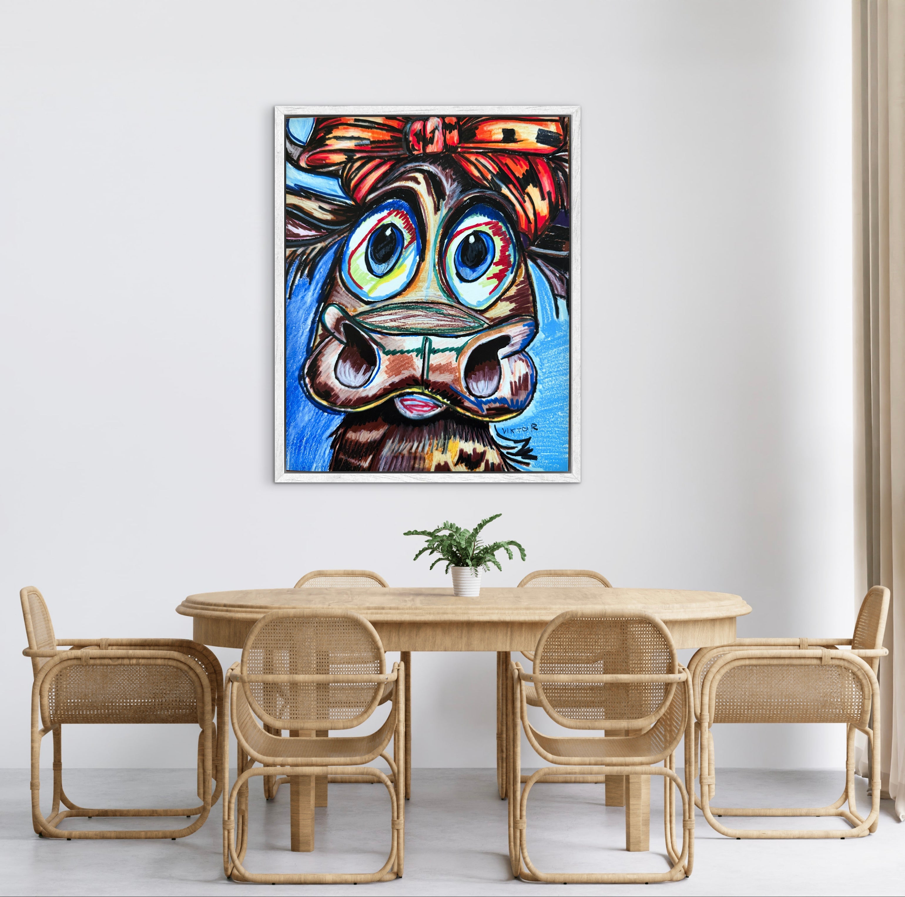 Cow Girl - Art Prints detail image - Resin Society