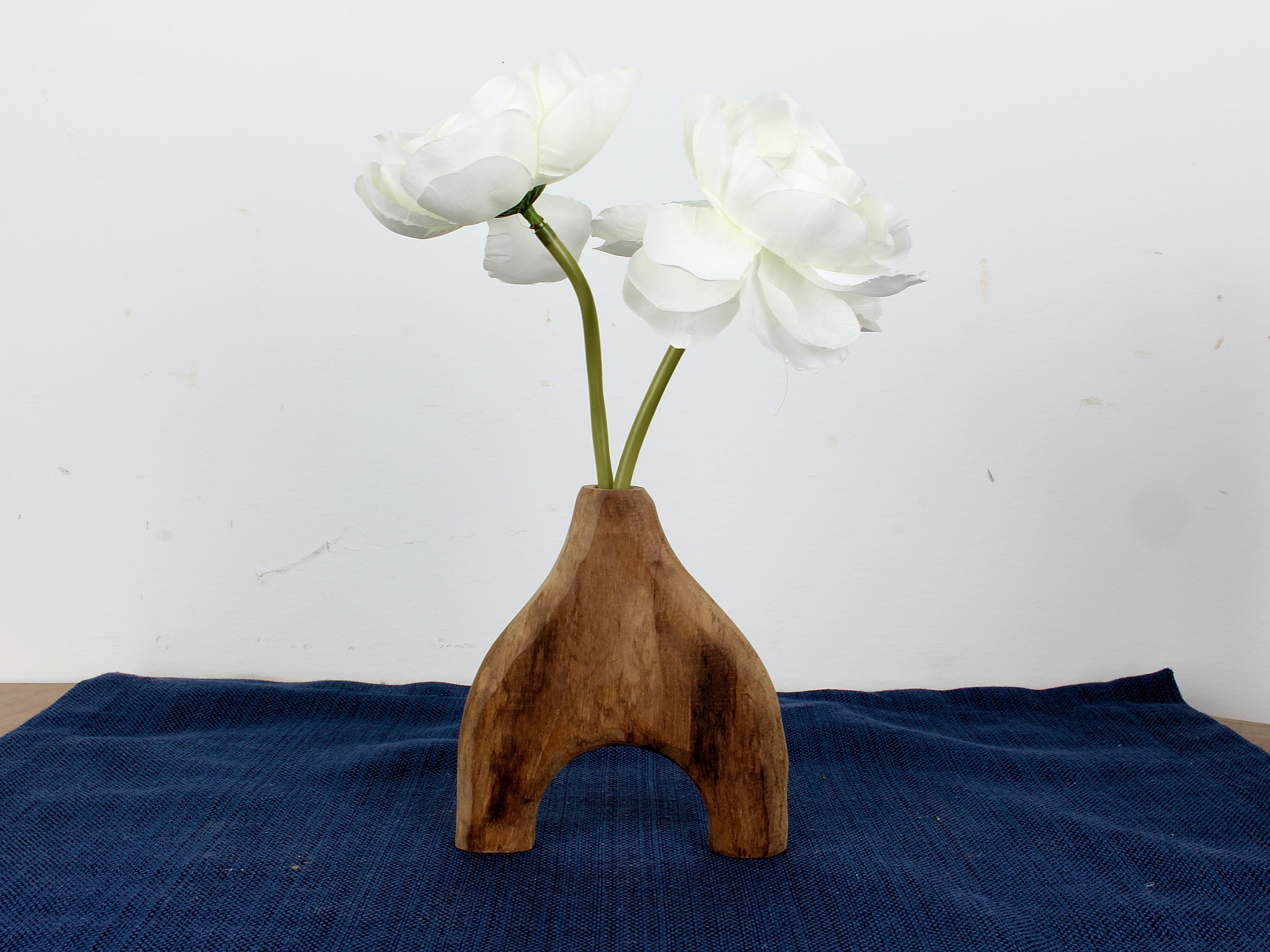 Set of Hand Carved Vases