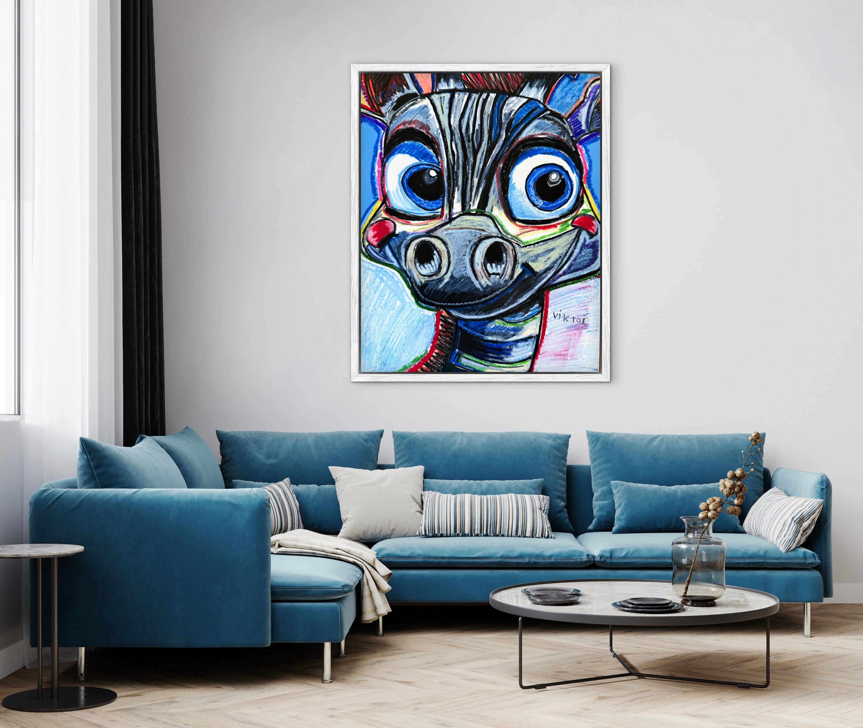 Baby Zebra - Art Prints detail image - Resin Society