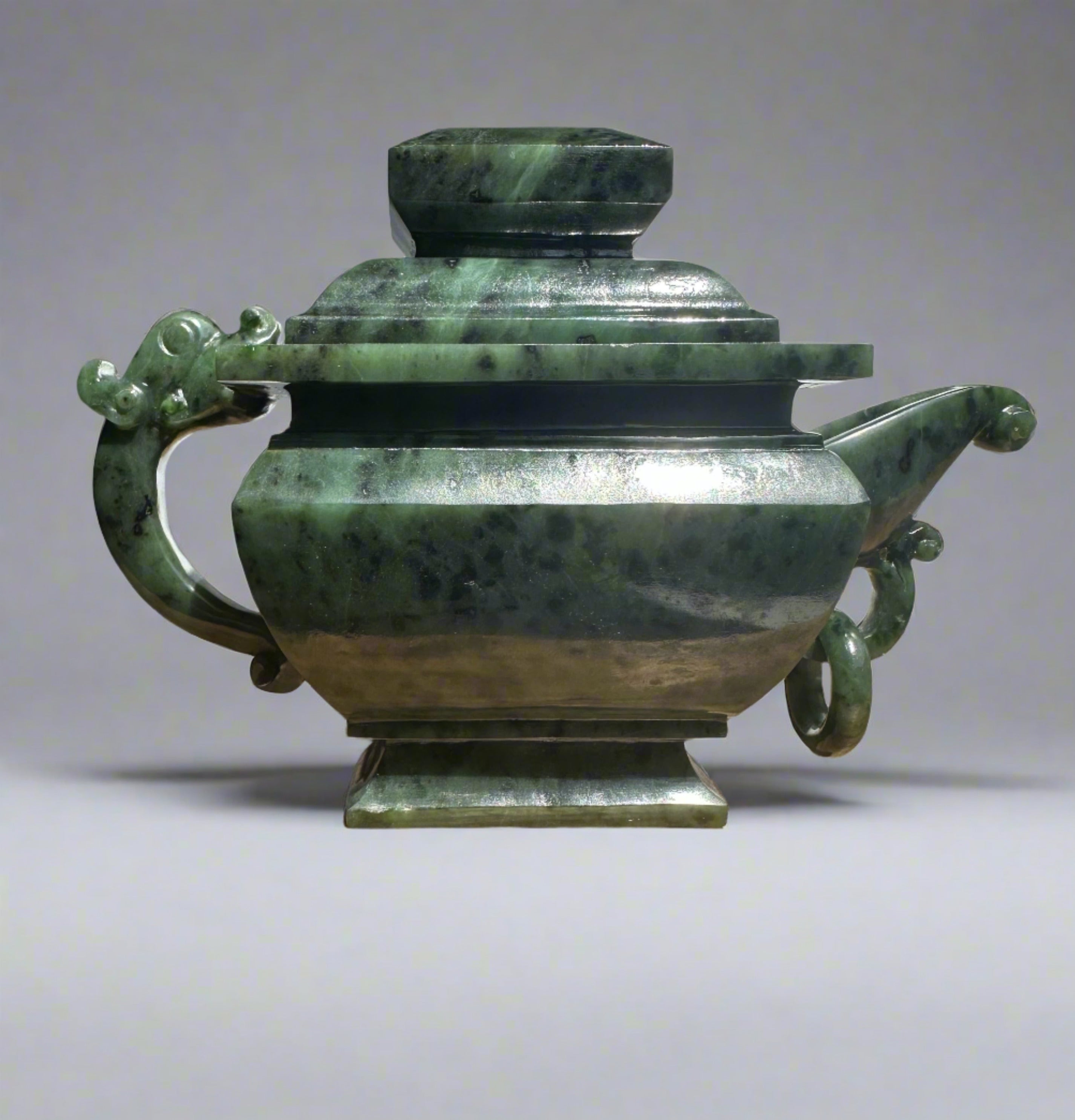 Canadian River Jade Teapot, 6.75" by Jade Mine - main product image for Resin Society
