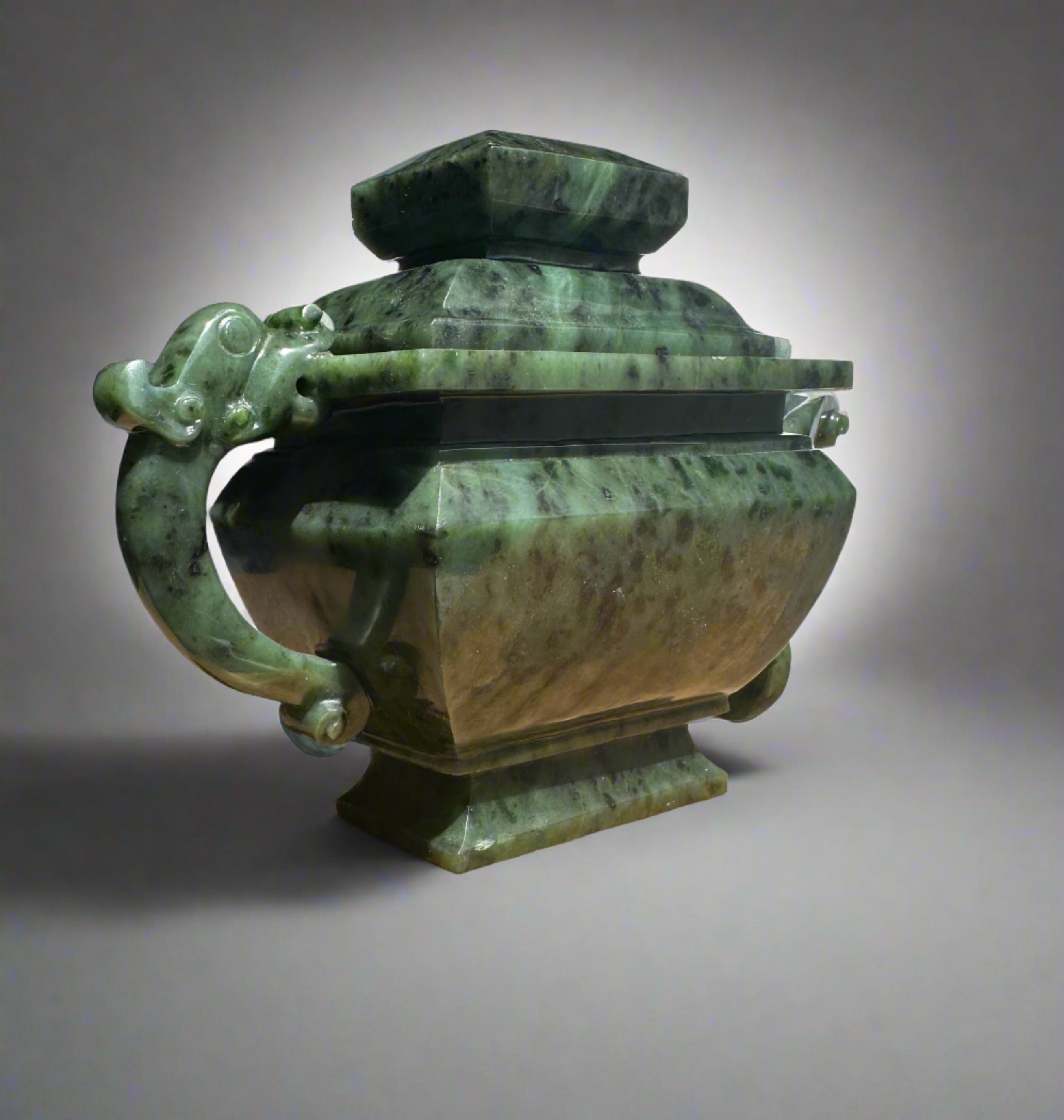 Canadian River Jade Teapot, 6.75" by Jade Mine - product image 2 for Resin Society