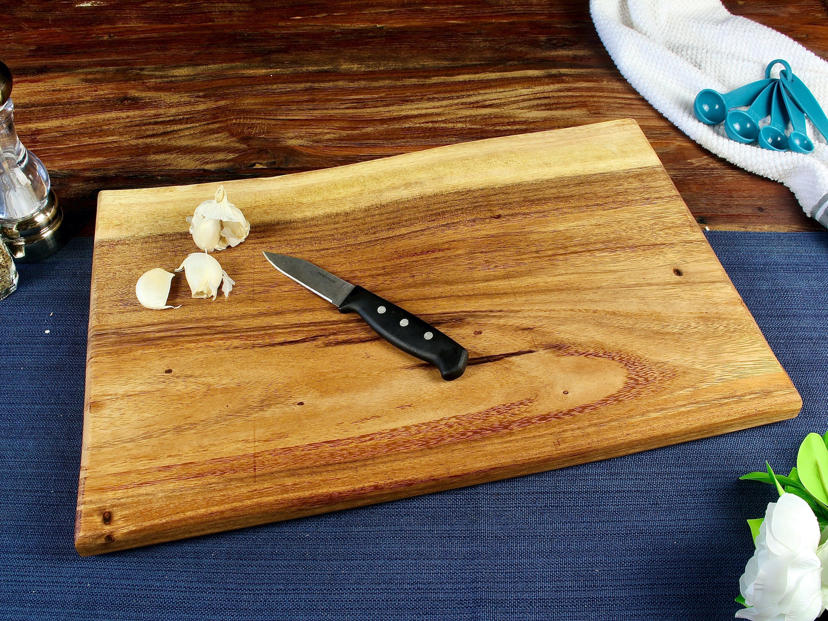 Large Live Edge Square End Board