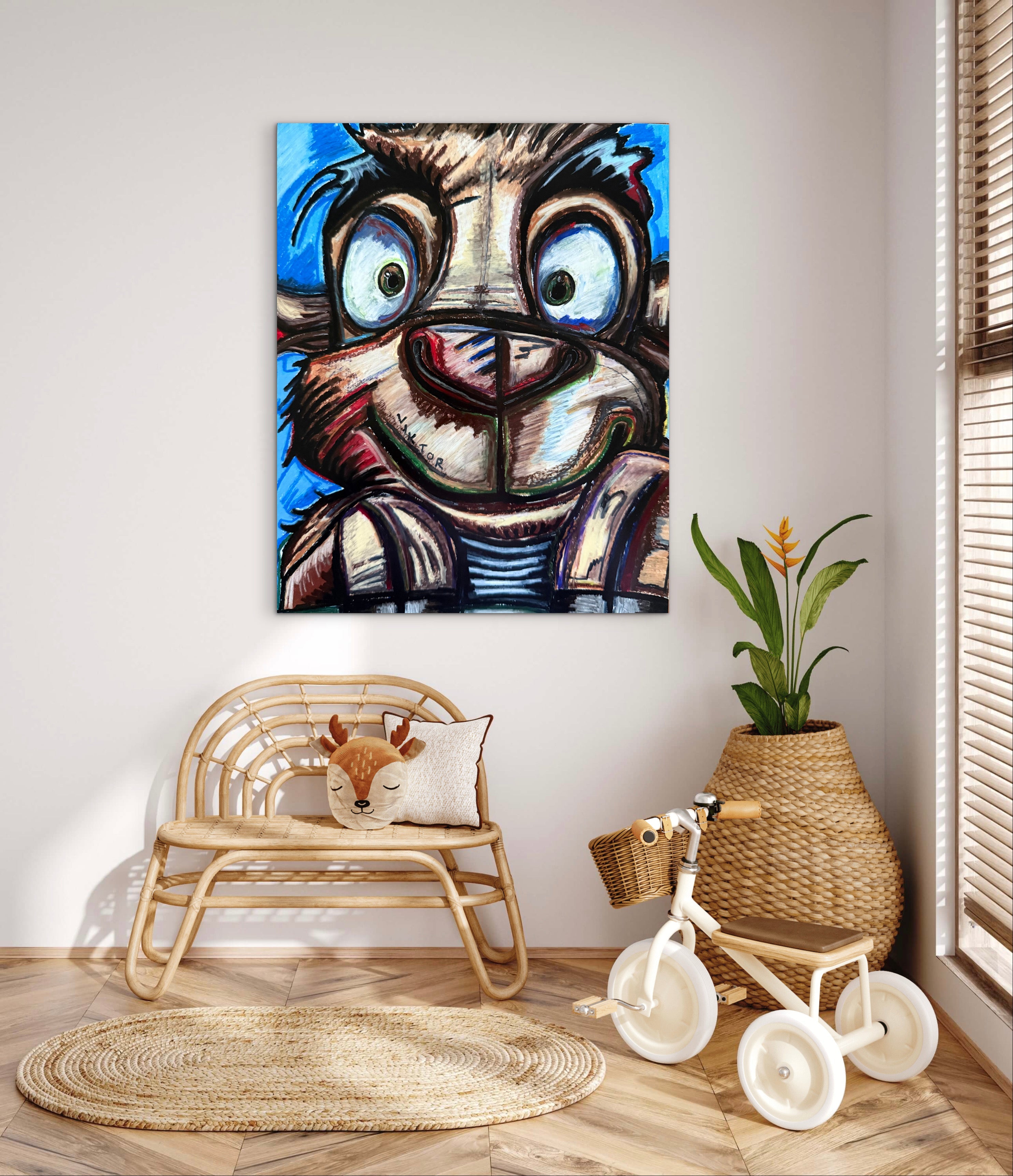 Cute Baby Goat - Art Prints detail image - Resin Society
