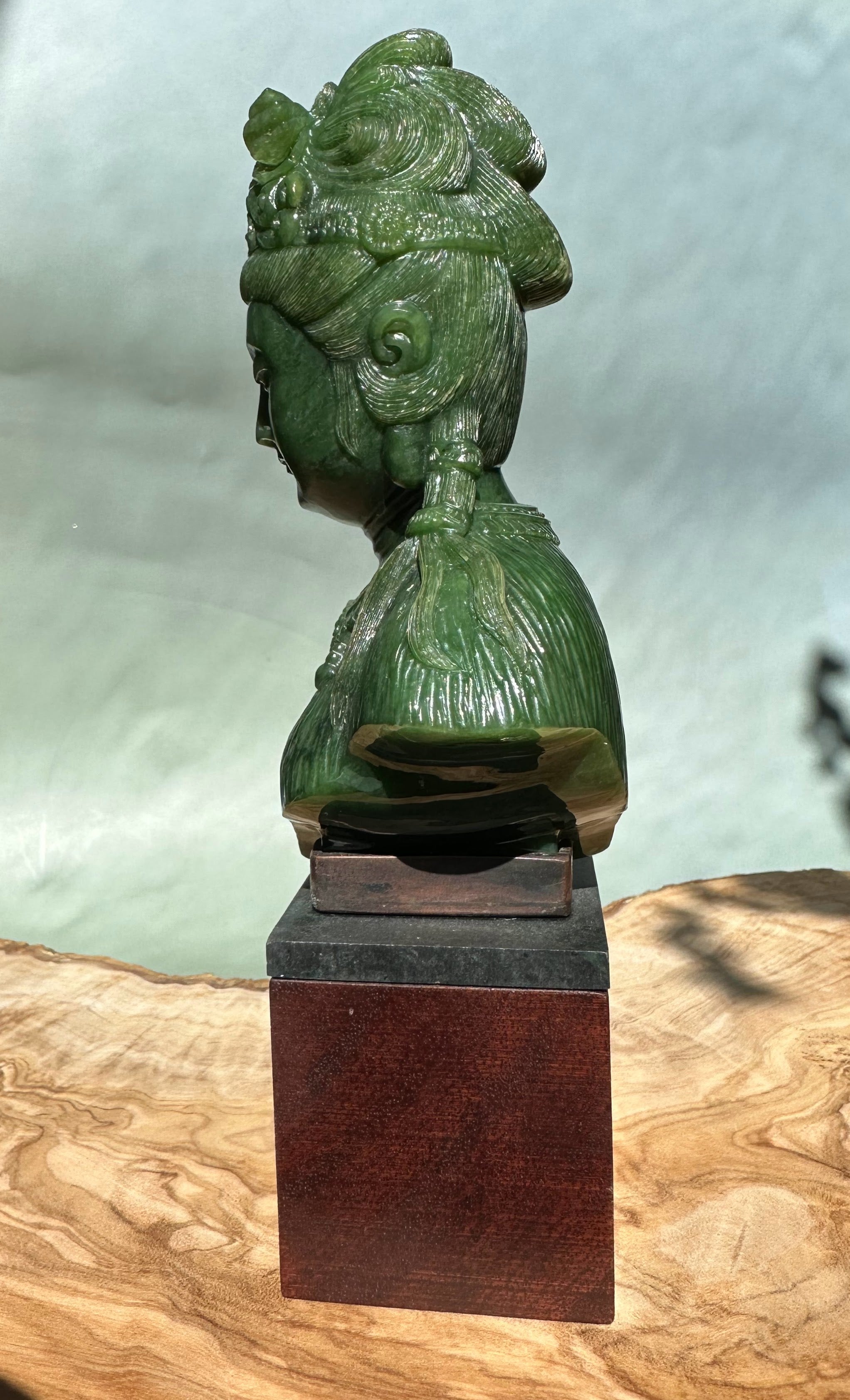 Guanyin Statue, 5" by Jade Mine - product image 6 for Resin Society