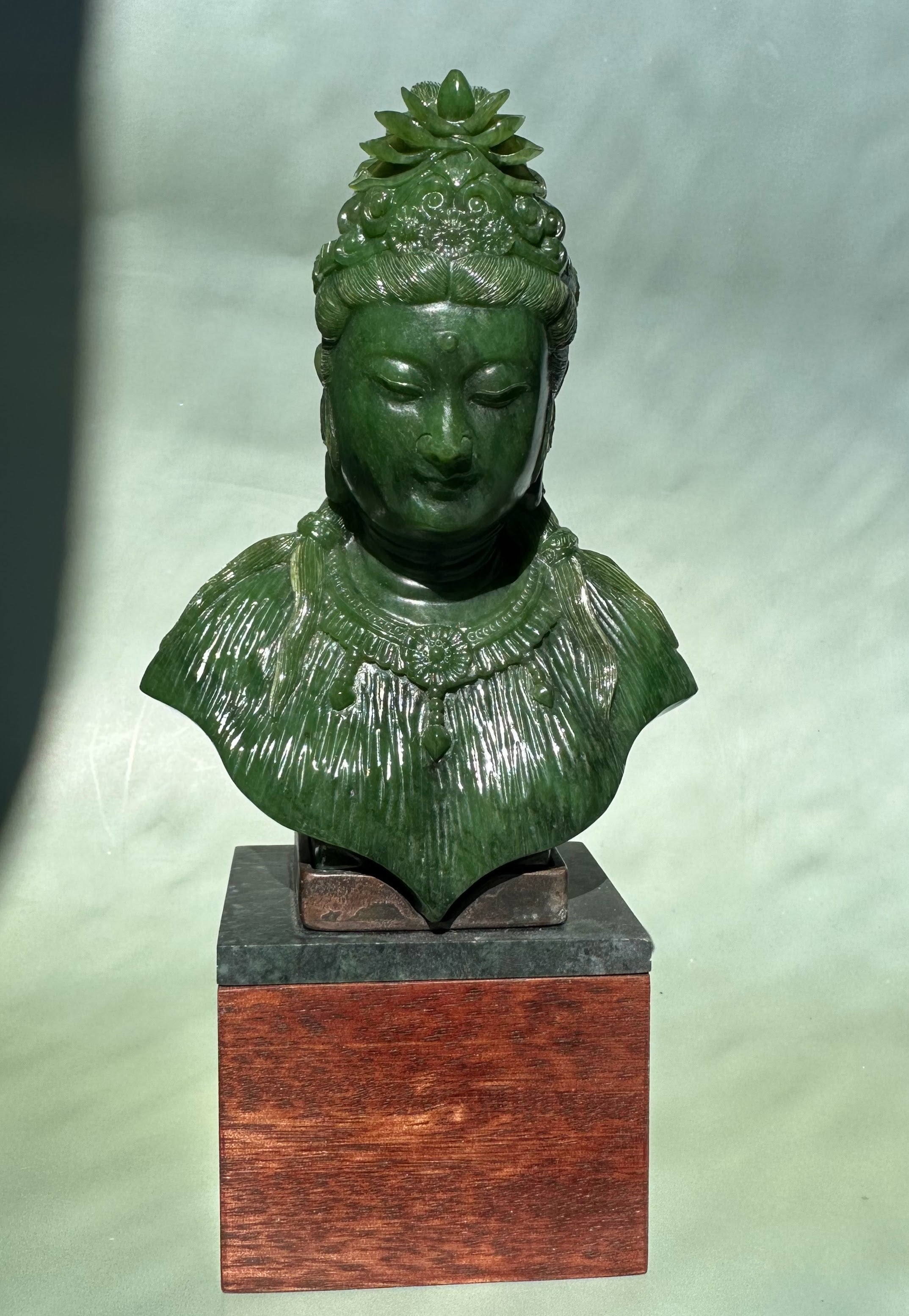 Guanyin Statue, 5" by Jade Mine - product image 7 for Resin Society