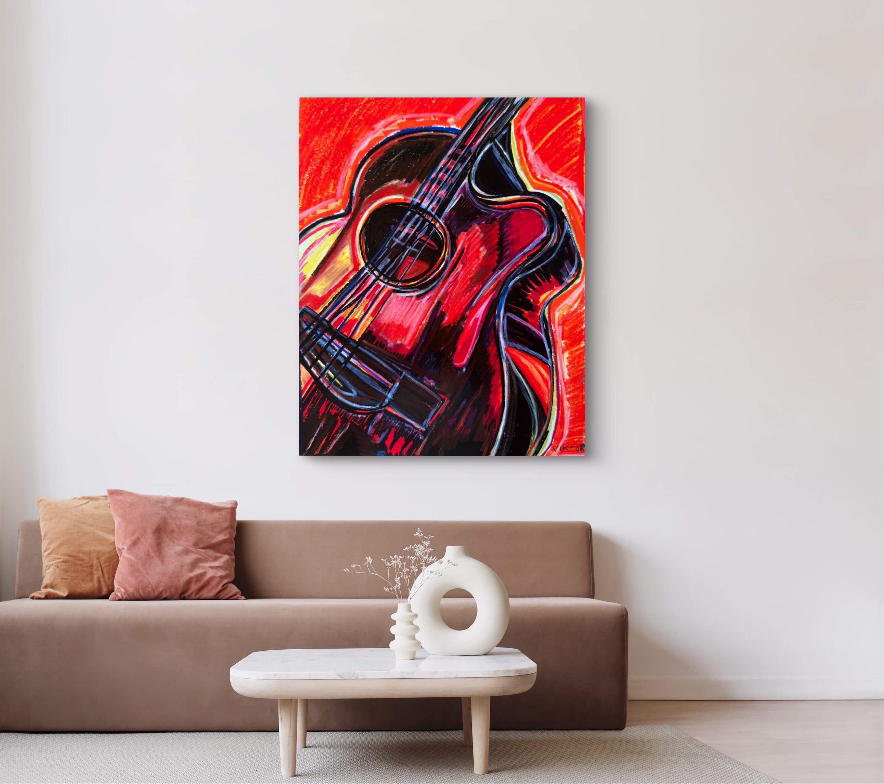 Guitar - Art Prints detail image - Resin Society
