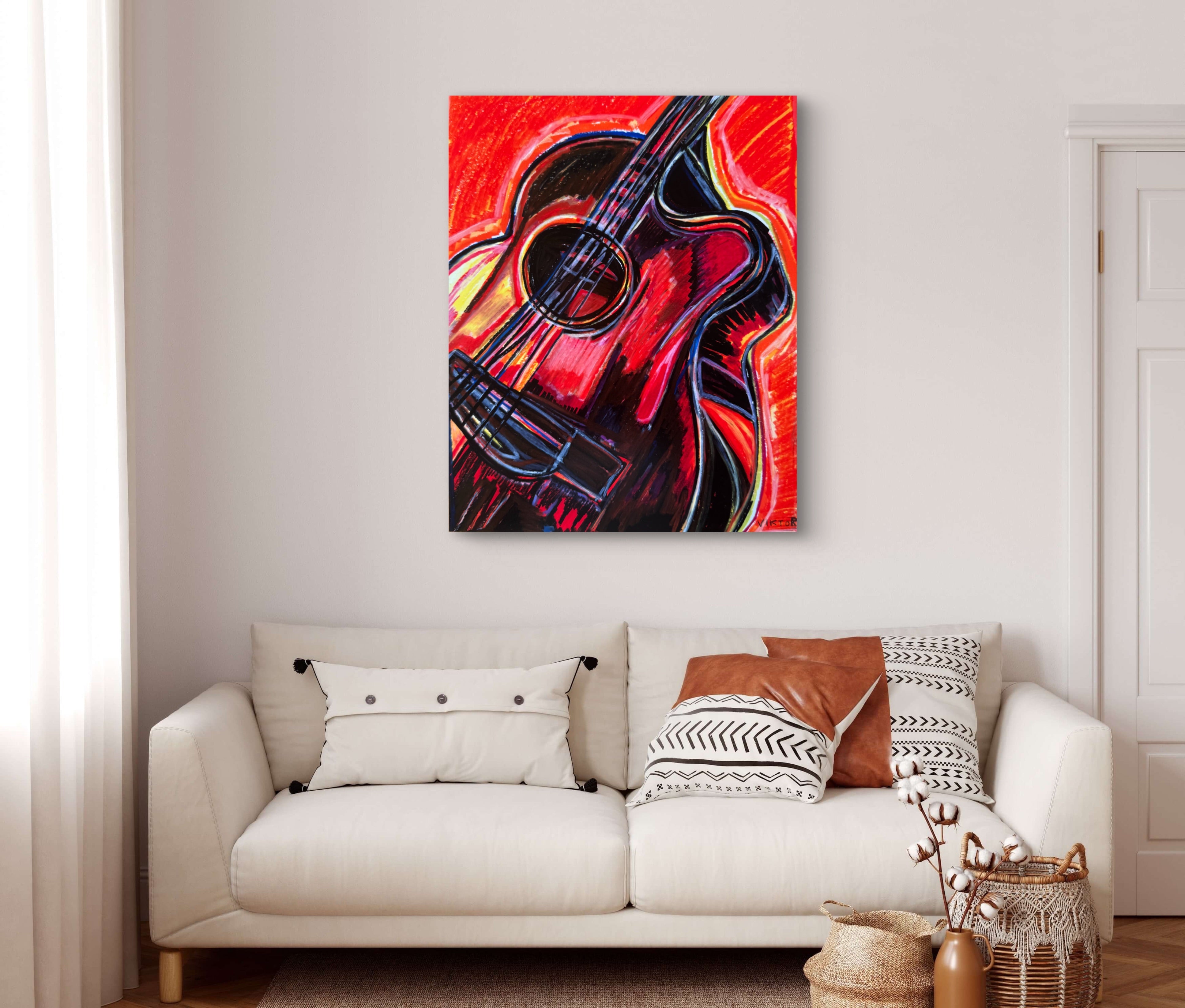 Guitar - Art Prints detail image - Resin Society