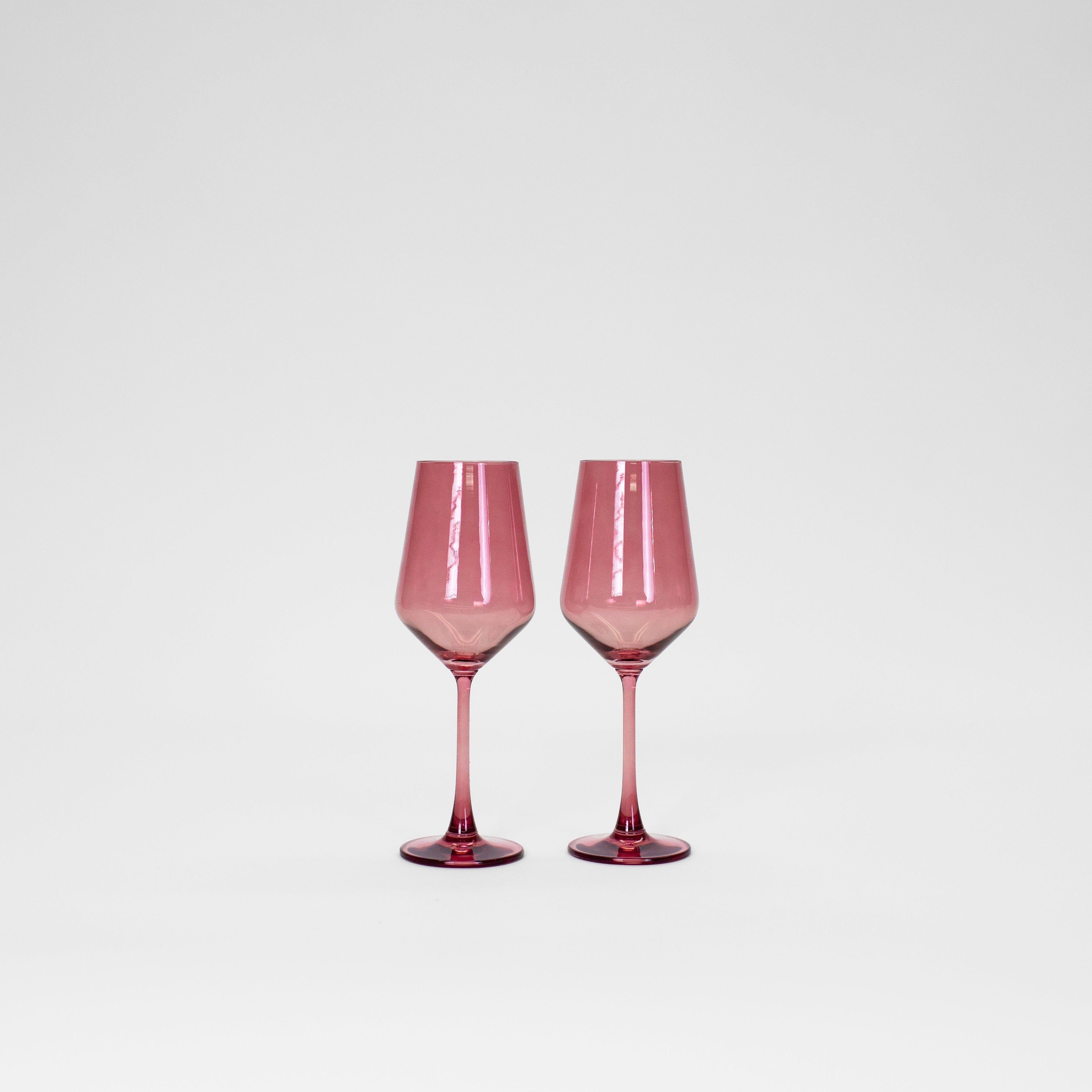 Mauvelous - Colored Wine Glass