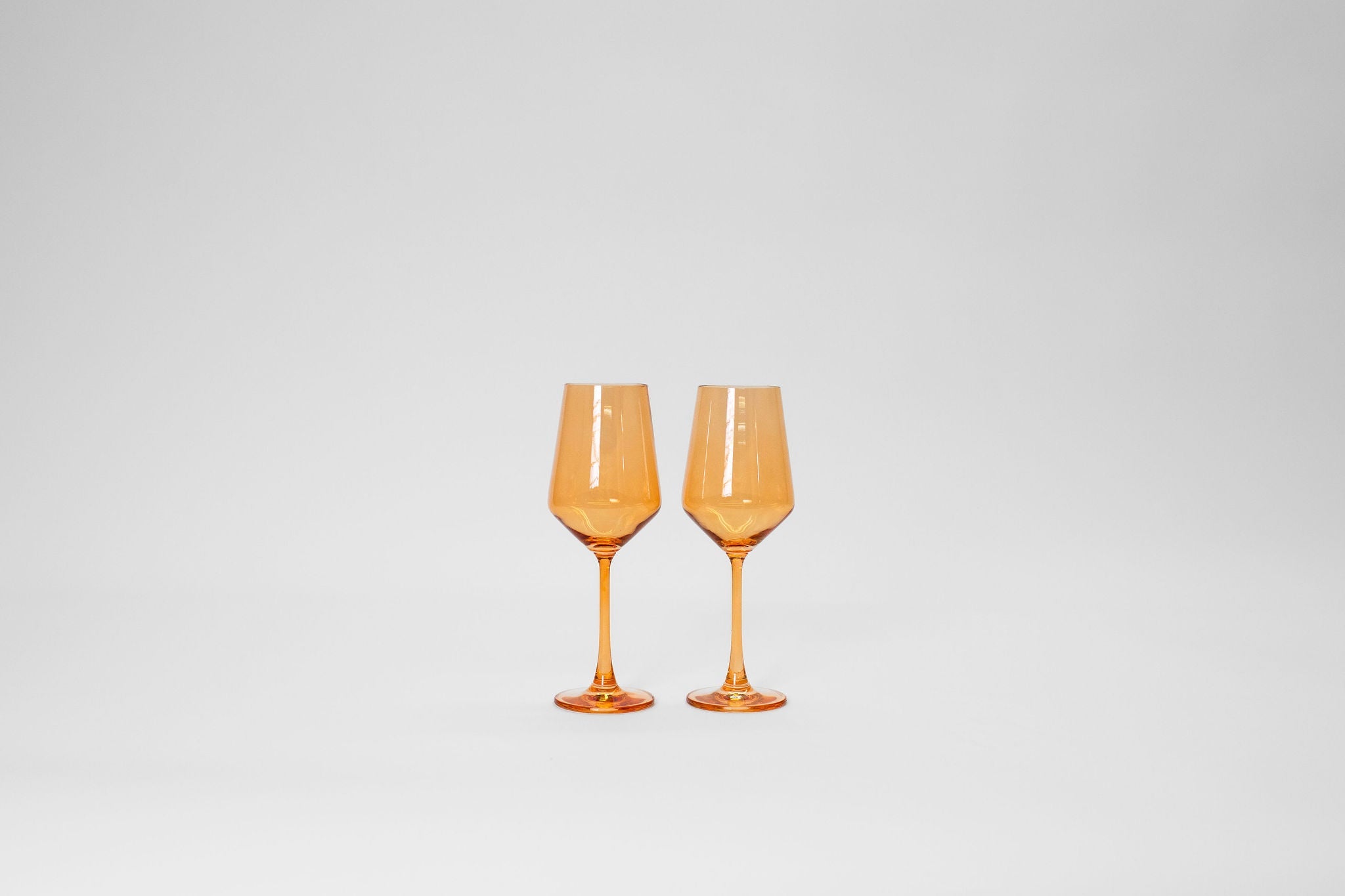 Creamsicle - Stemless Colored Wine Glass