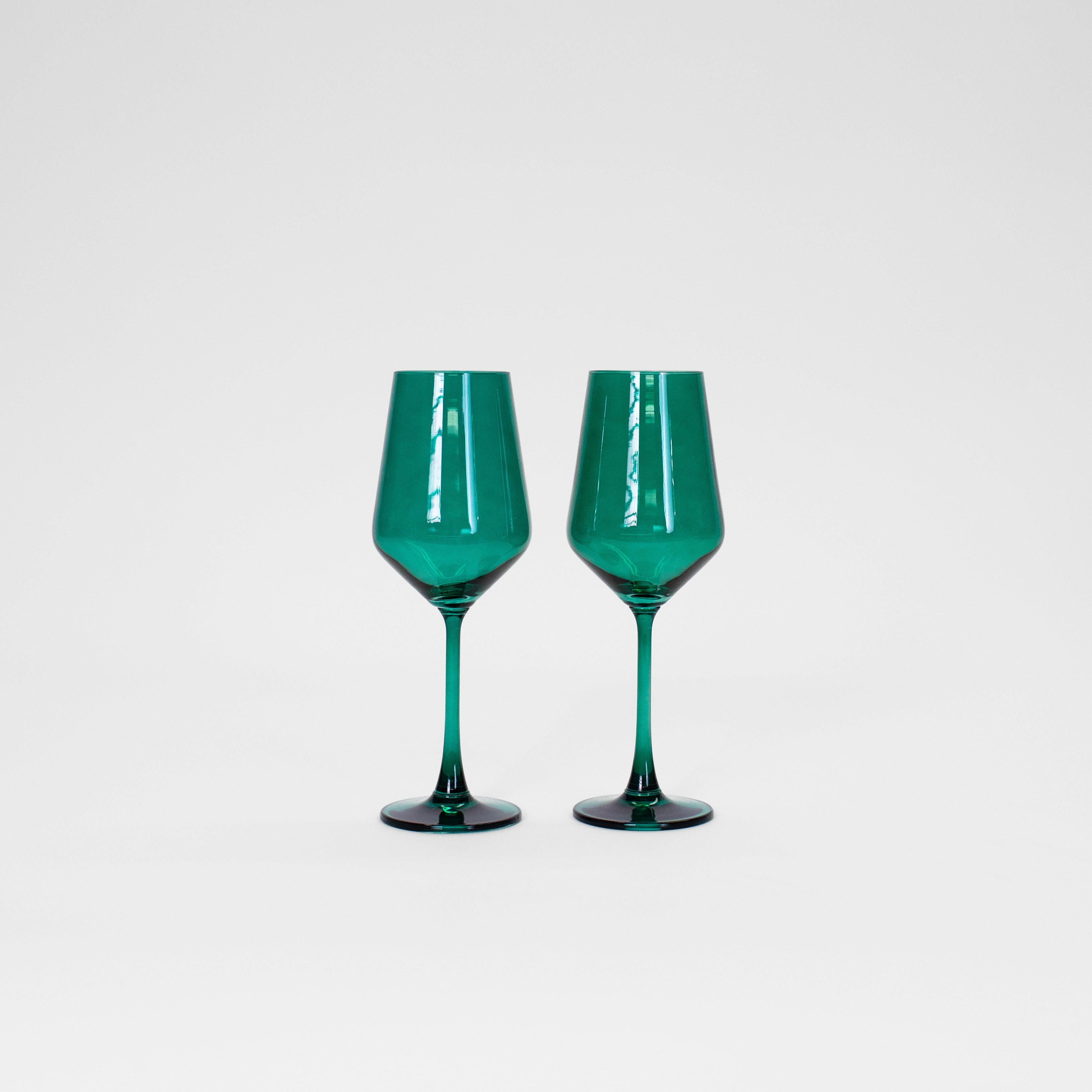 Emerald Green - Colored Wine Glass