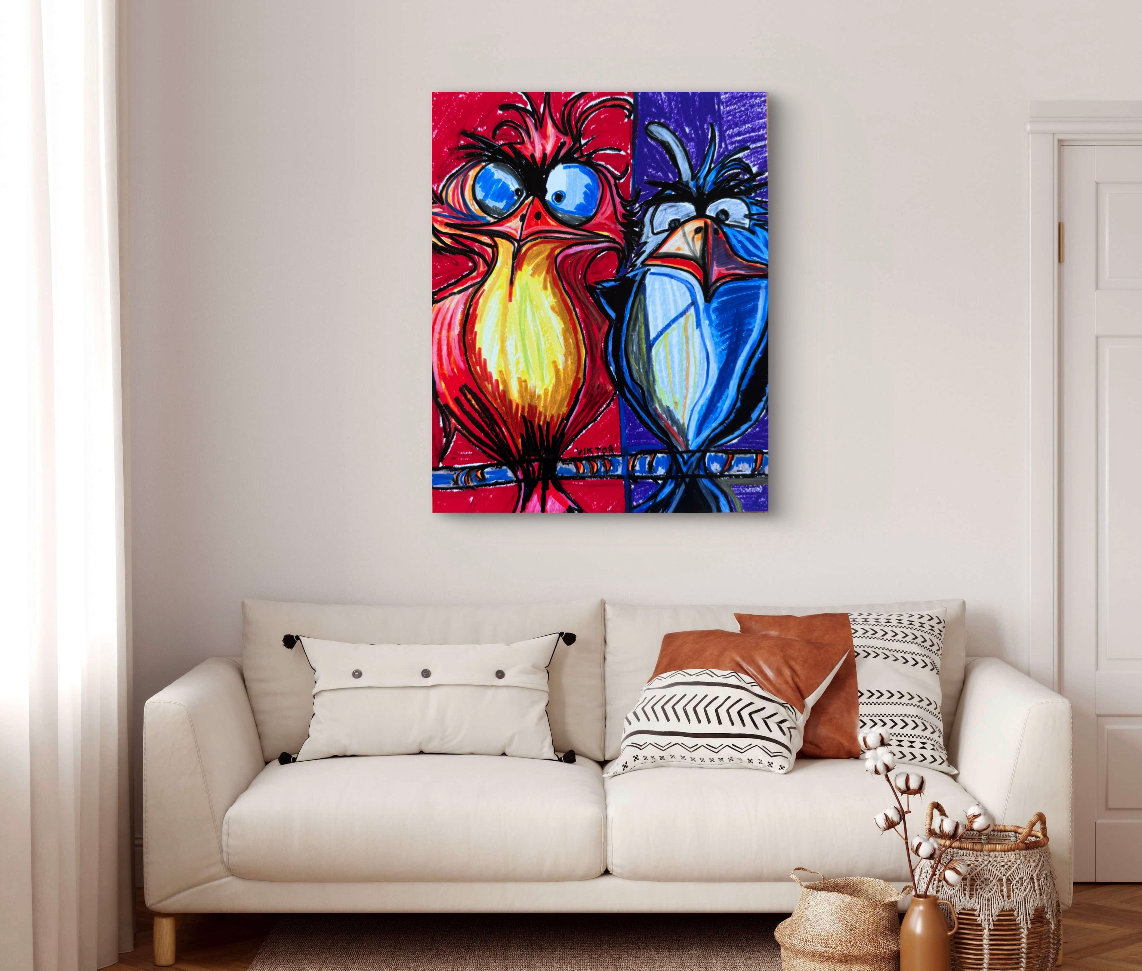 Funny Birds - Art Prints detail image - Resin Society