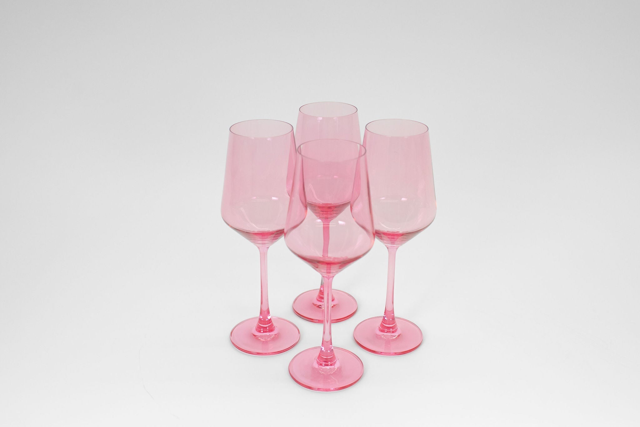 Bubblegum Pink - Stemless Colored Wine Glass