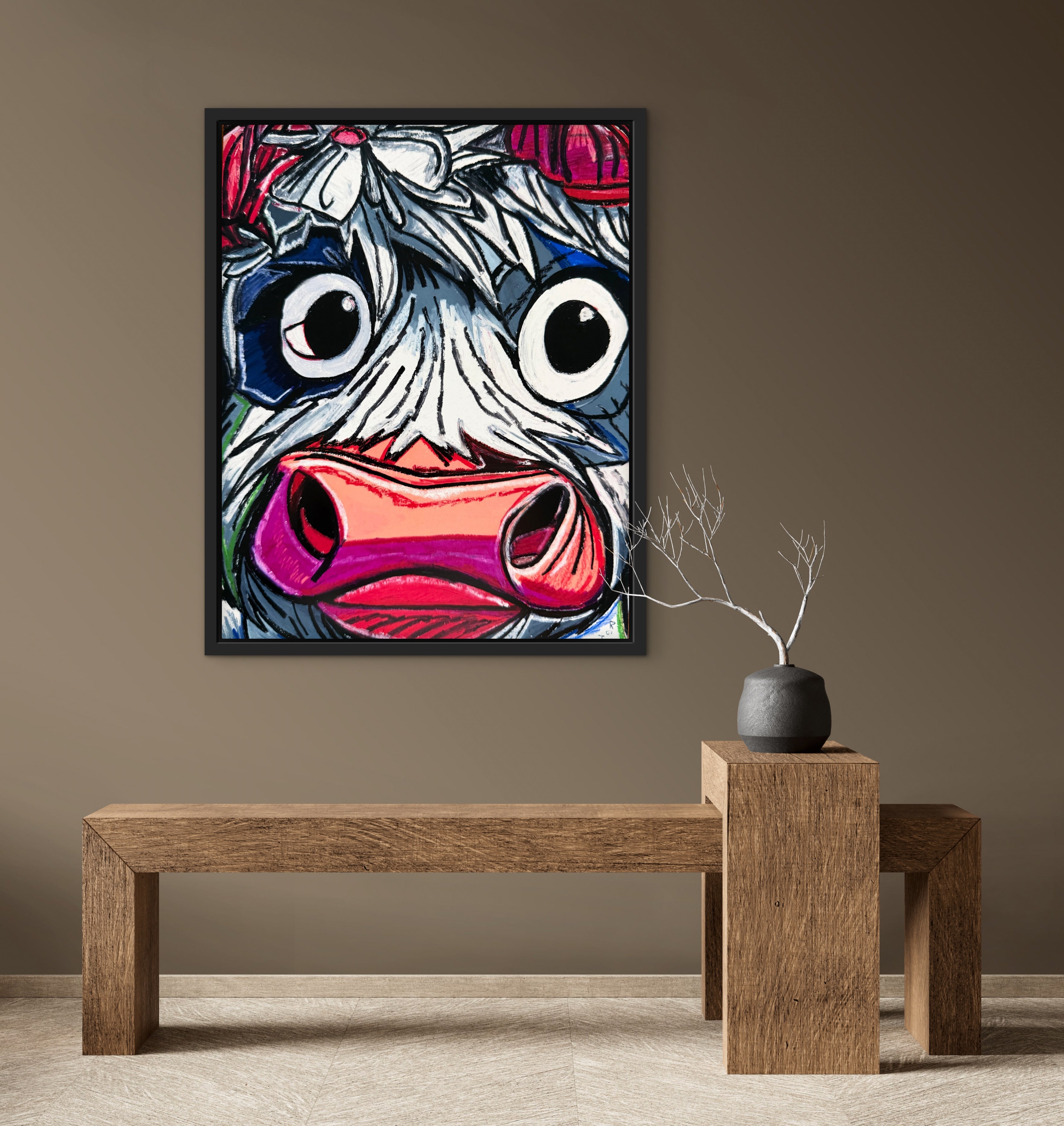 Melissa The Cow - Art Prints detail image - Resin Society
