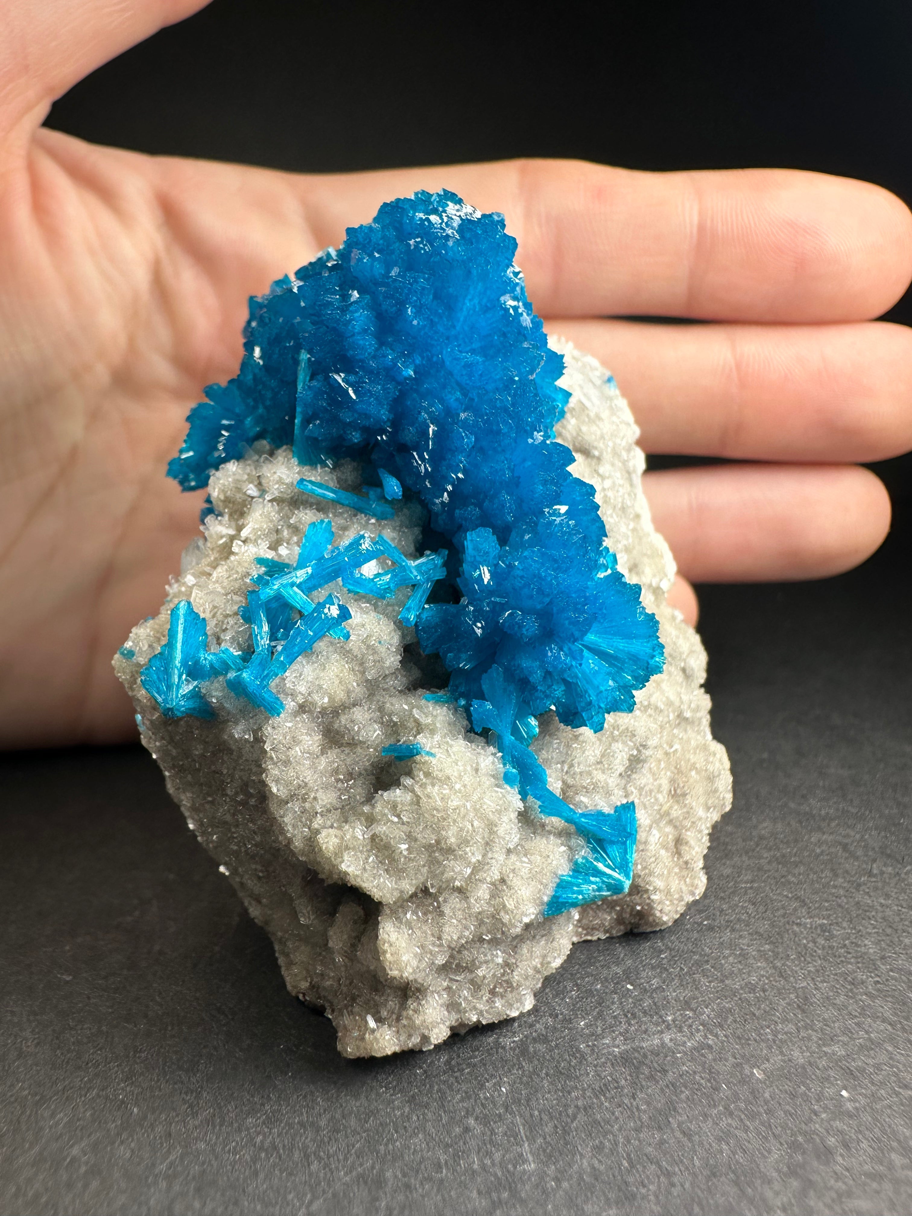 Cavansite with Stilbite on Matrix from Pune, Maharashtra, India by Rare Earth Gallery - product image 6 for Resin Society