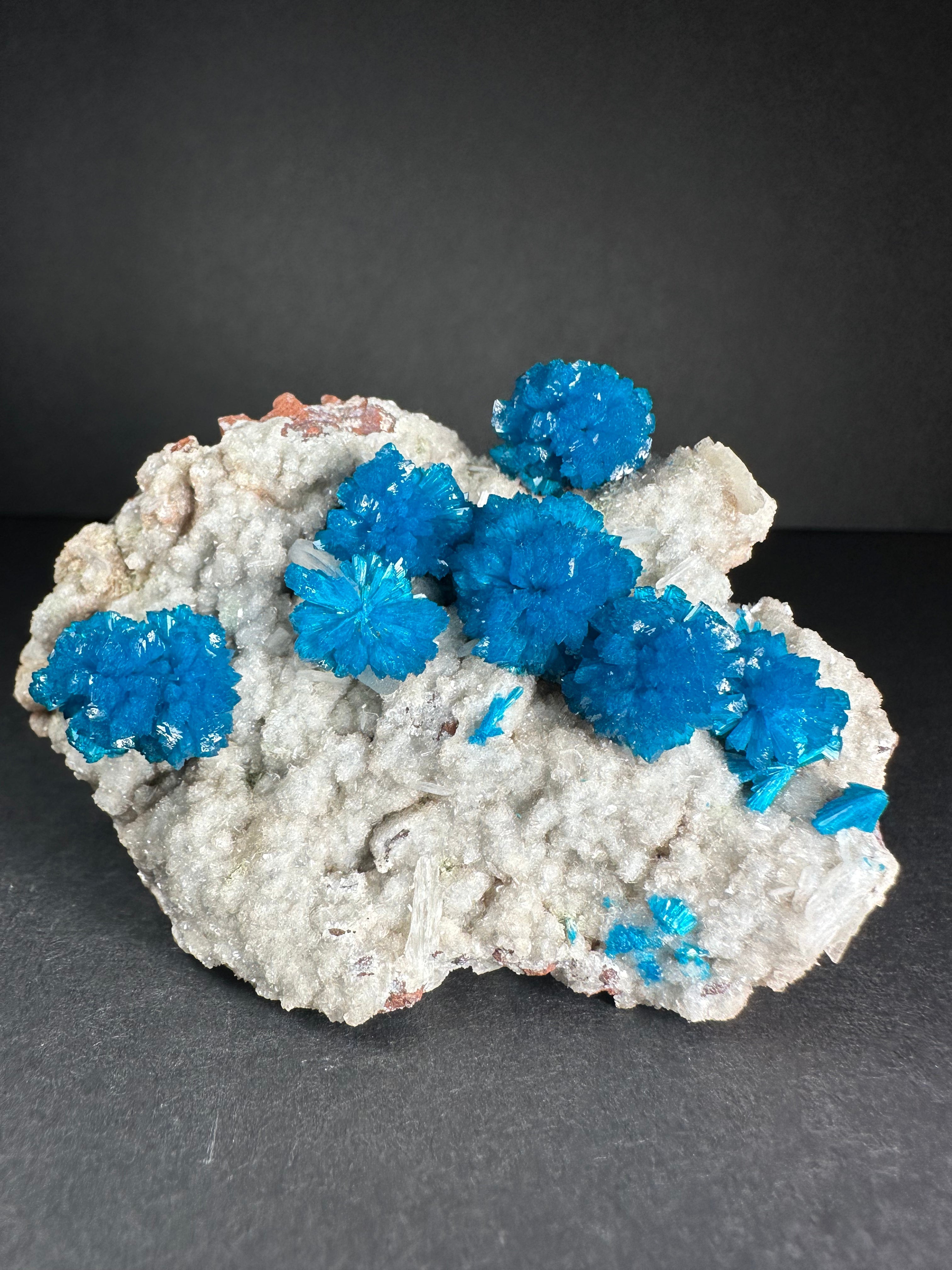 Cavansite with Stilbite on Matrix from Pune, Maharashtra, India by Rare Earth Gallery - product image 3 for Resin Society