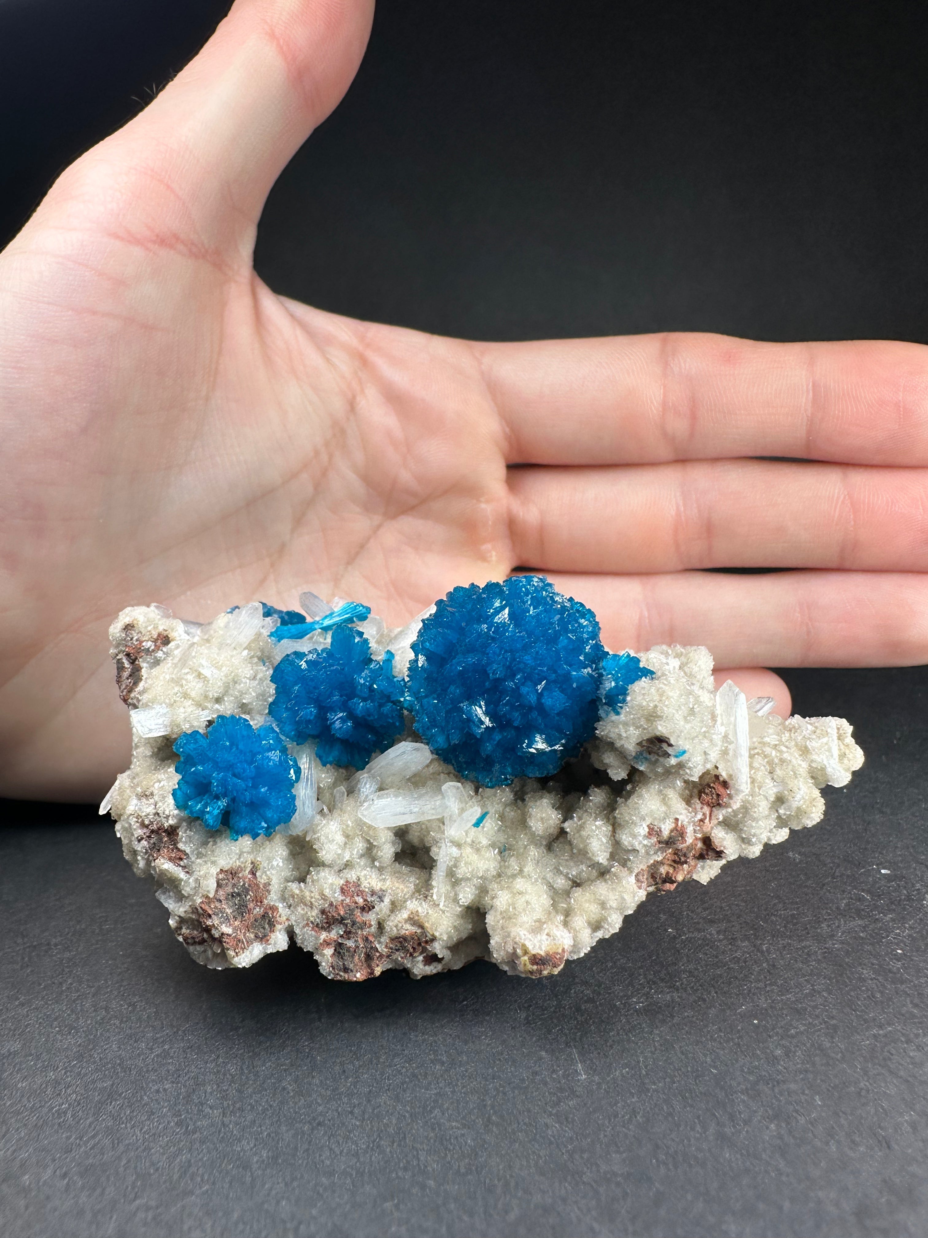 Cavansite with Stilbite on Matrix from Pune, Maharashtra, India by Rare Earth Gallery - product image 5 for Resin Society